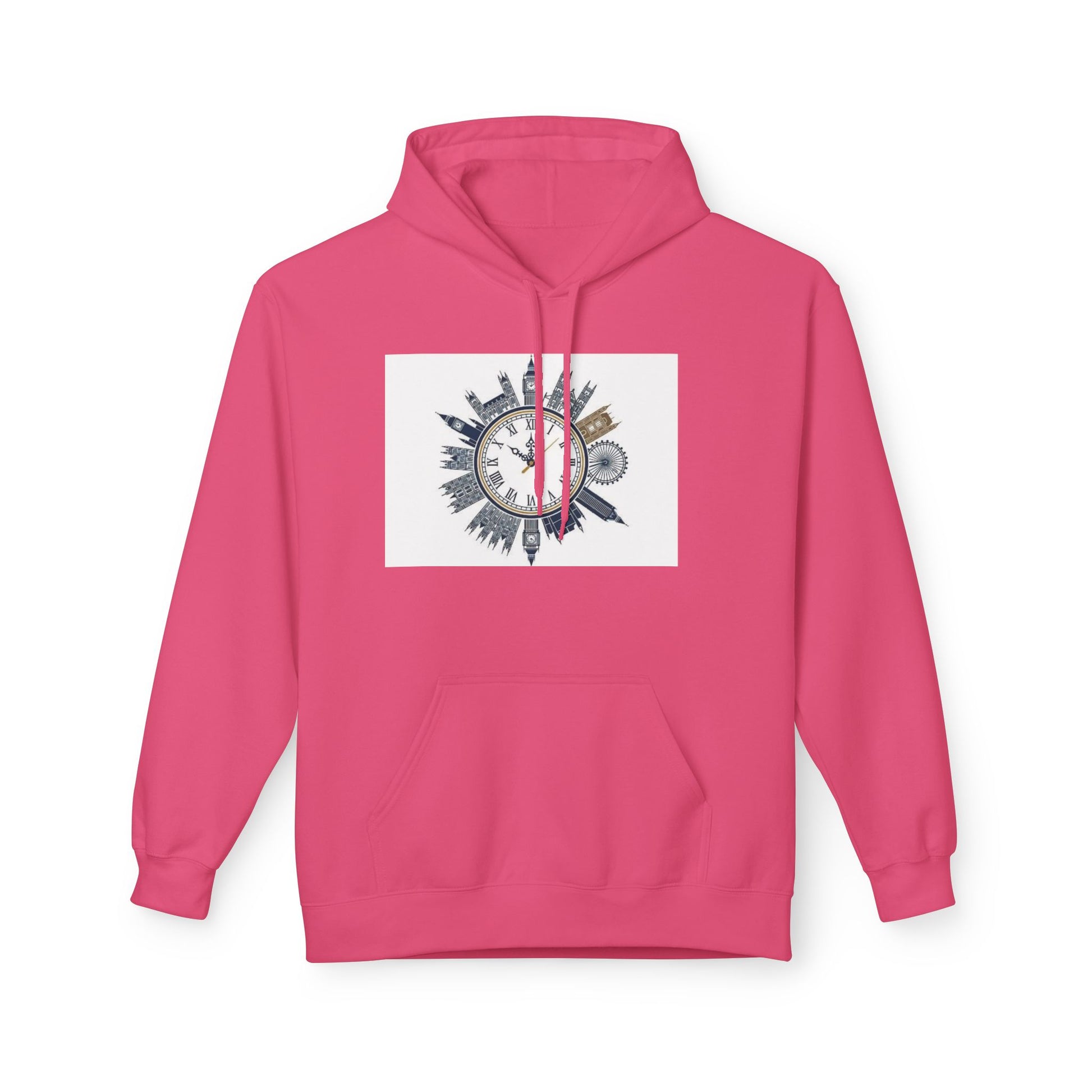 Urban Vibes Fleece Hoodie - Cozy Streetwear, Gift for Him/Her, Casual Layer, Unique Design, Perfect for Fall/Winter, Heritage Style