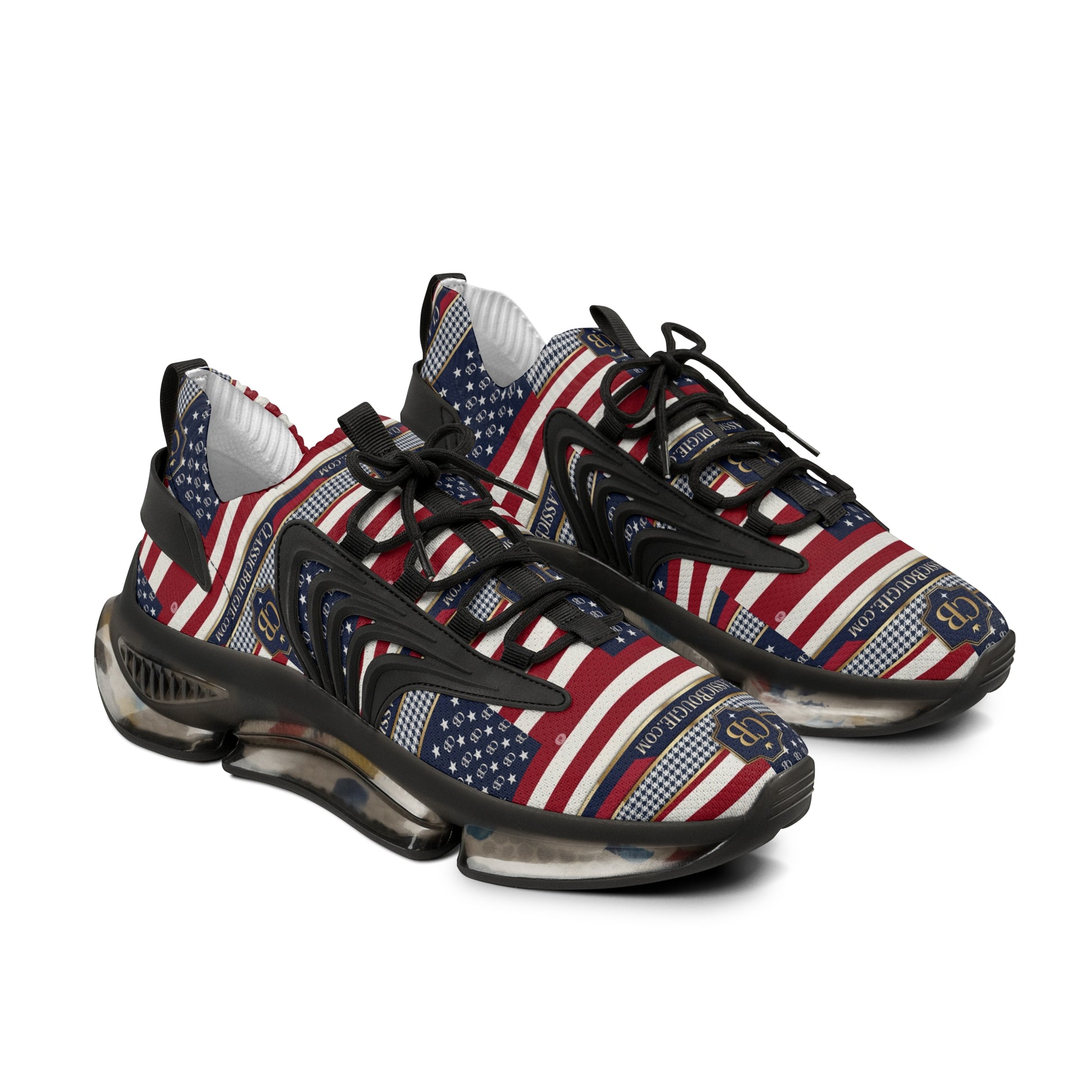 Patriotic Men's Mesh Sneakers | Casual Sport Shoes, Summer Footwear, Stylish Trainers, Comfortable Walkers, Unique Gift Idea
