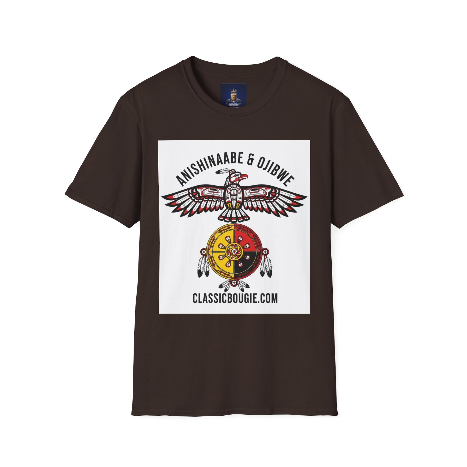 Anishinaabe & Ojibwe Native Spirit Unisex T-Shirt, Boho Graphic Tee, Cultural Pride Shirt, Festival Wear, Unique Gift for Her & Him