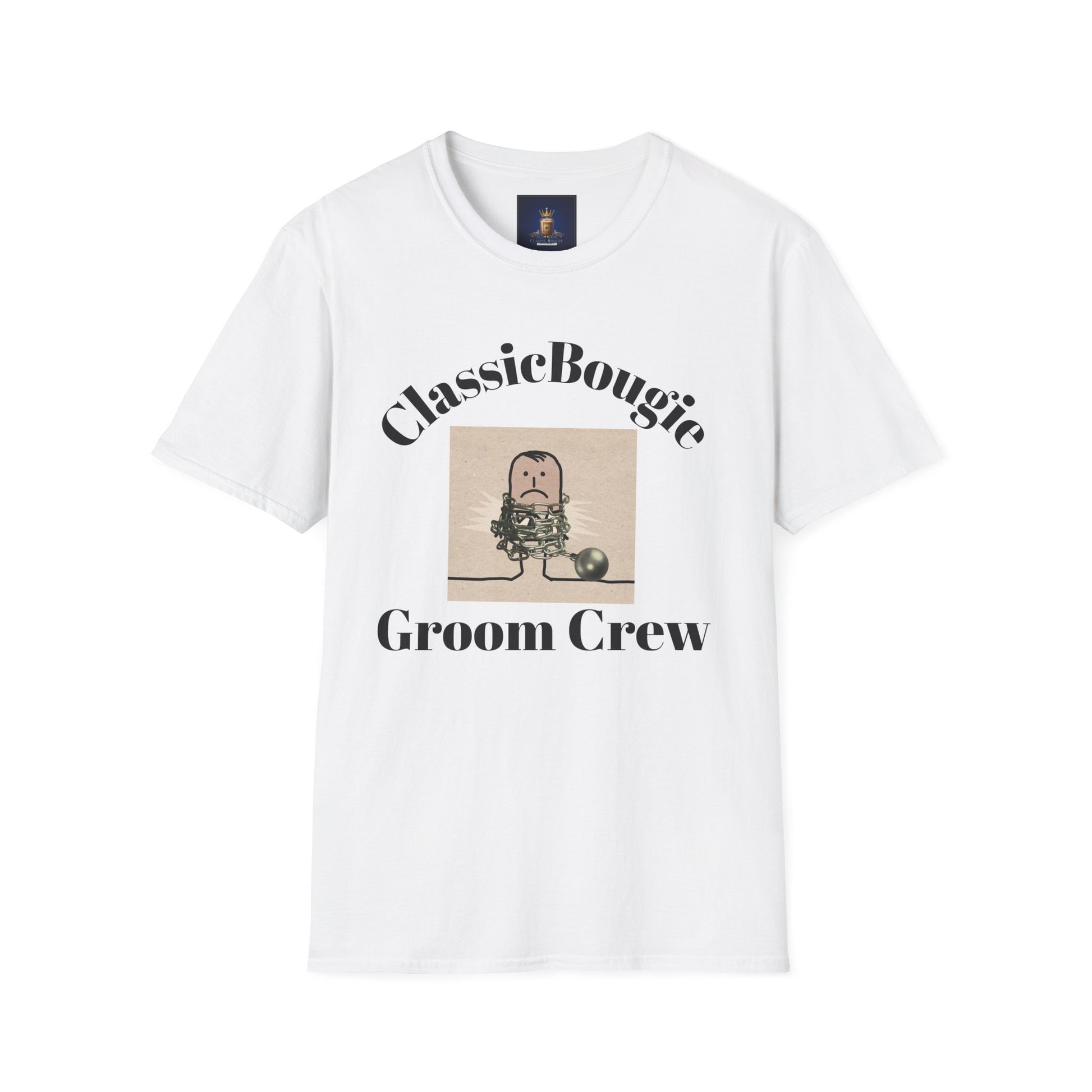 Groom Crew T-Shirt, Softstyle Tee for Groomsmen, Bachelor Party Gift, Wedding Attire, Fun Bridal Party Shirt