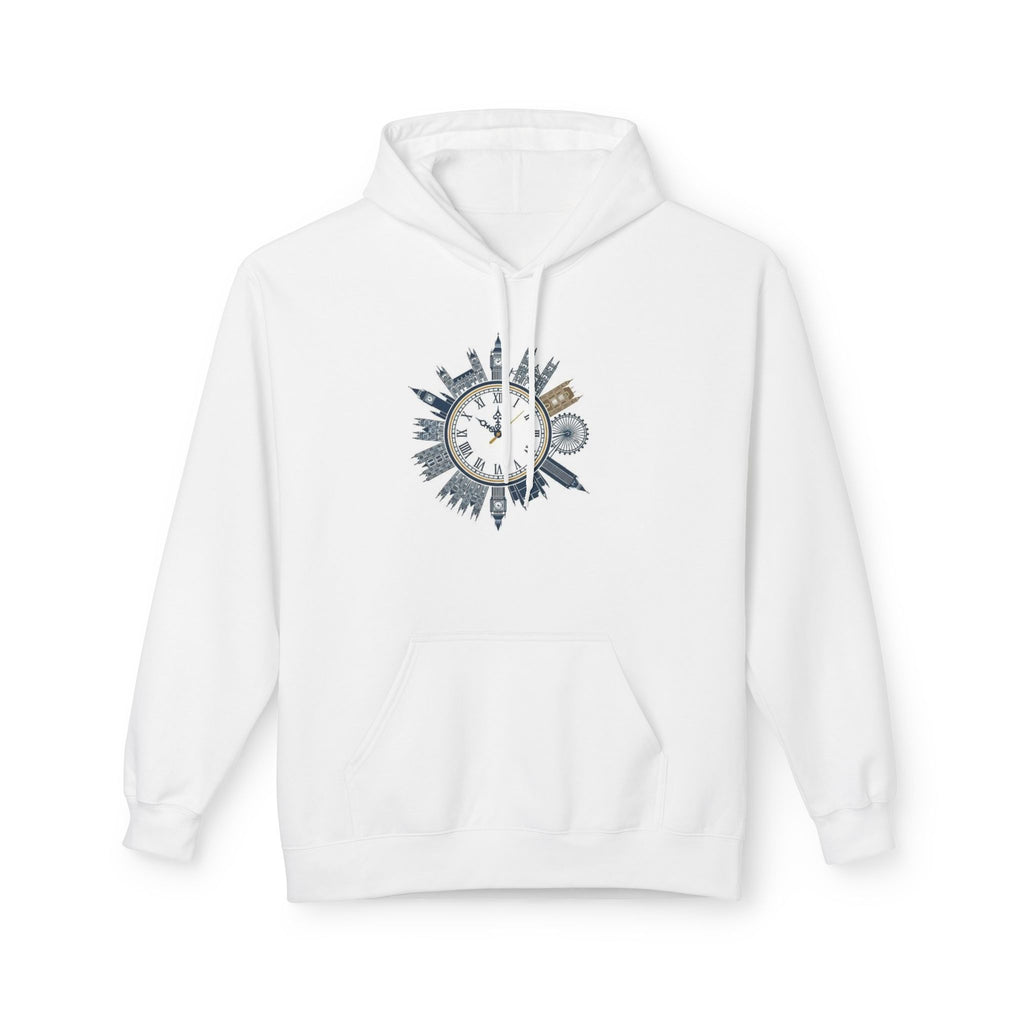 Urban Vibes Fleece Hoodie - Cozy Streetwear, Gift for Him/Her, Casual Layer, Unique Design, Perfect for Fall/Winter, Heritage Style