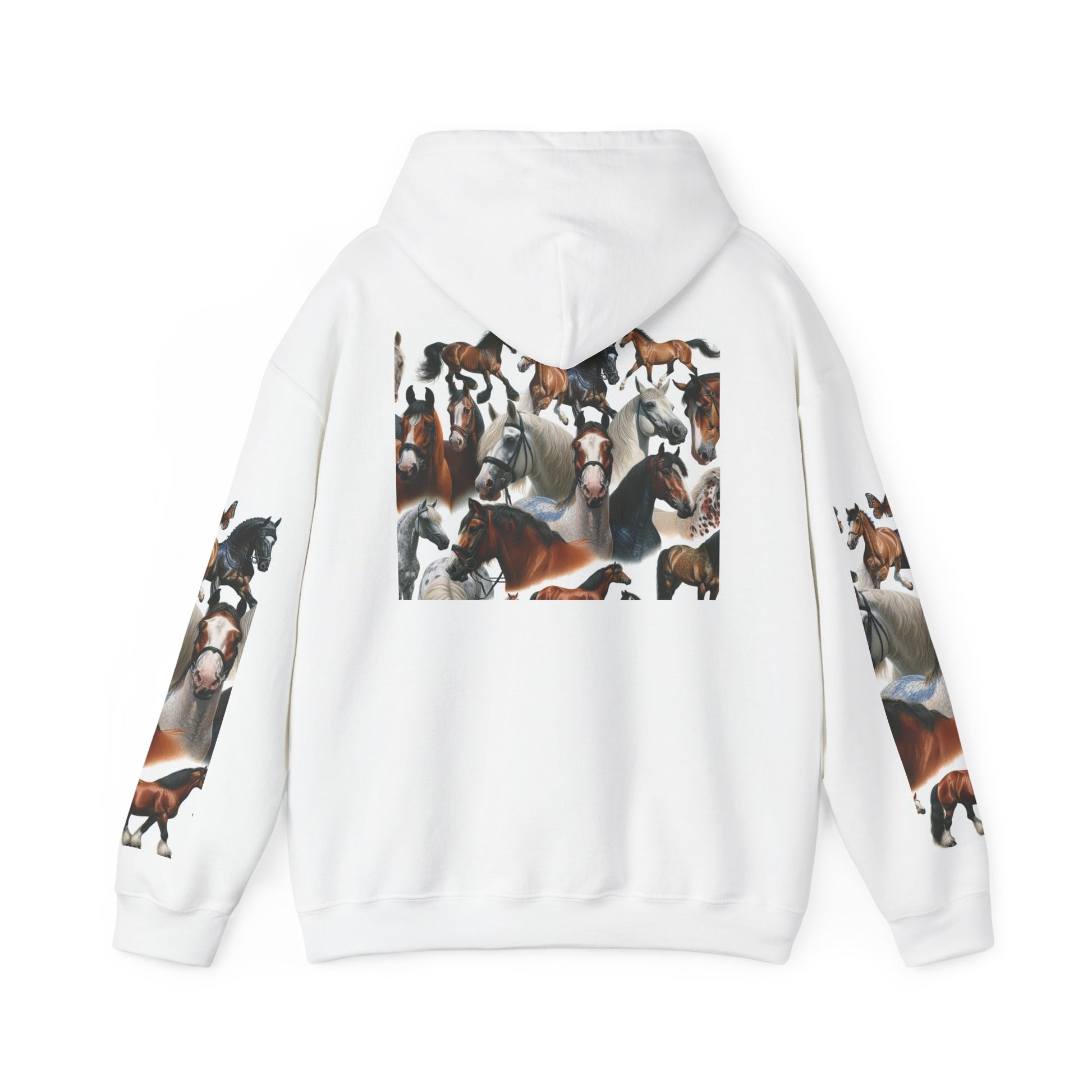 Horse Lover's Unisex Heavy Blend Hoodie, Cozy Equine Sweatshirt for Equestrians, Gifts for Horse Enthusiasts, Ideal for Animal Lovers
