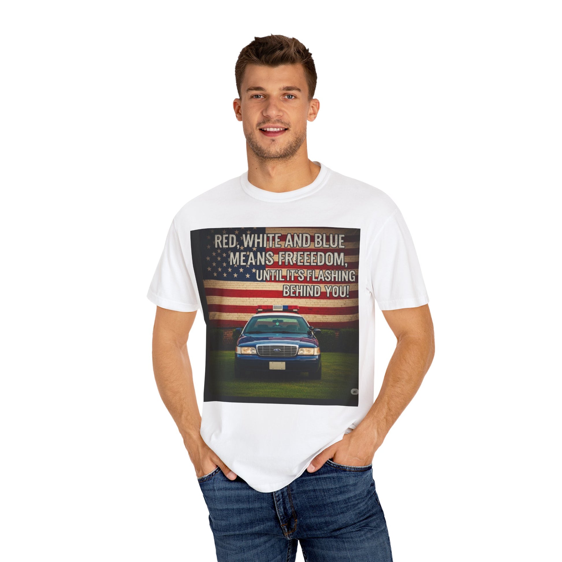 Patriotic Graphic Tee, Freedom Shirt, Unisex Casual Top, July 4th Celebration Wear, Everyday Comfort T-shirt