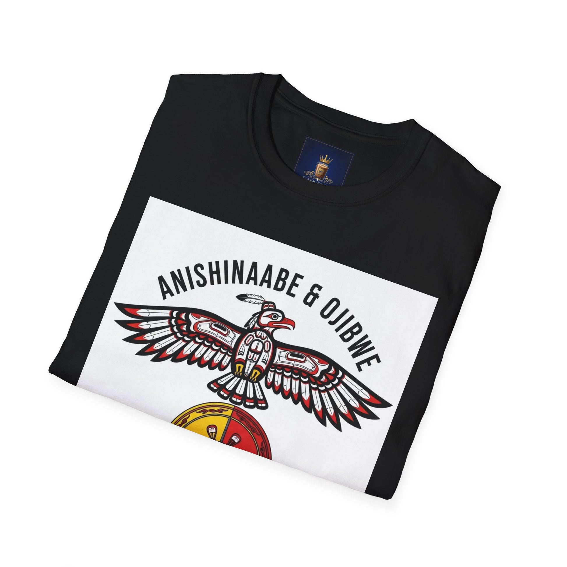 Anishinaabe & Ojibwe Native Spirit Unisex T-Shirt, Boho Graphic Tee, Cultural Pride Shirt, Festival Wear, Unique Gift for Her & Him