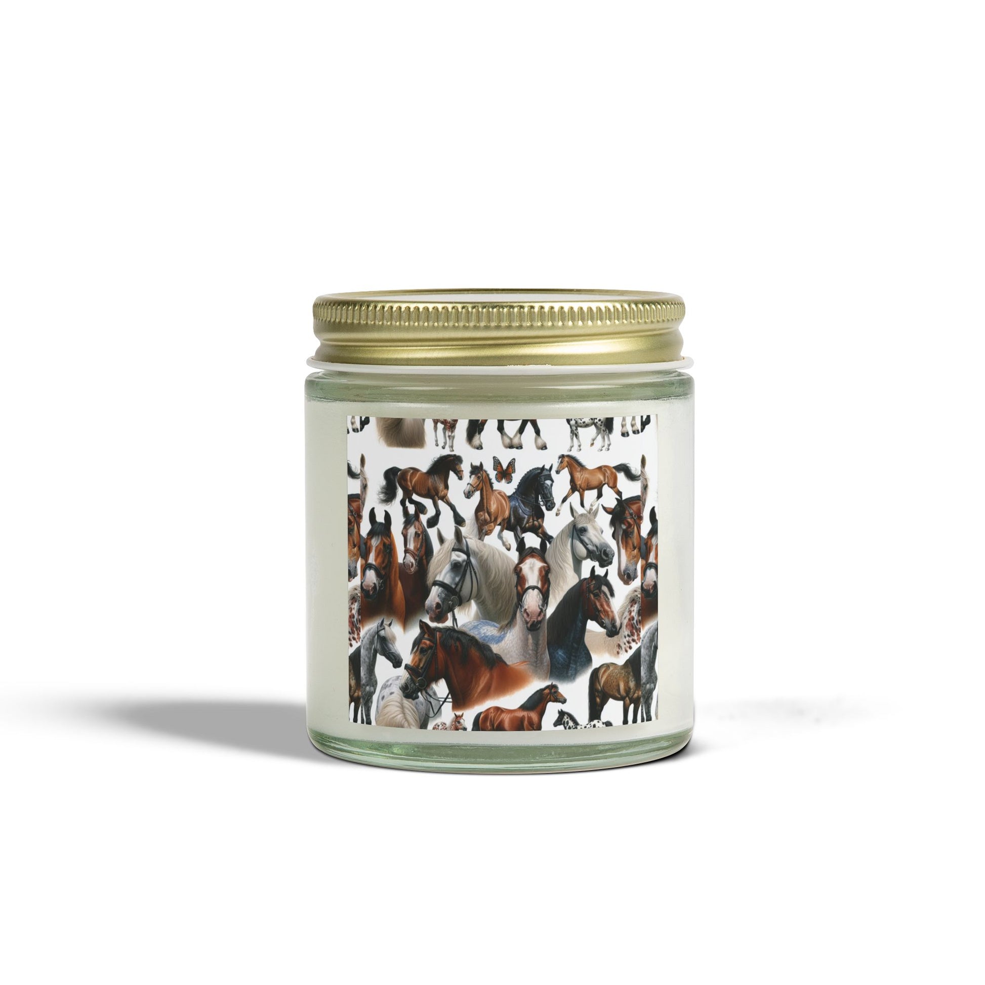 Scented Candles with Horse Design, Cozy Home Decor, Gift for Horse Lovers, Farmhouse Candle, Aromatherapy Candle