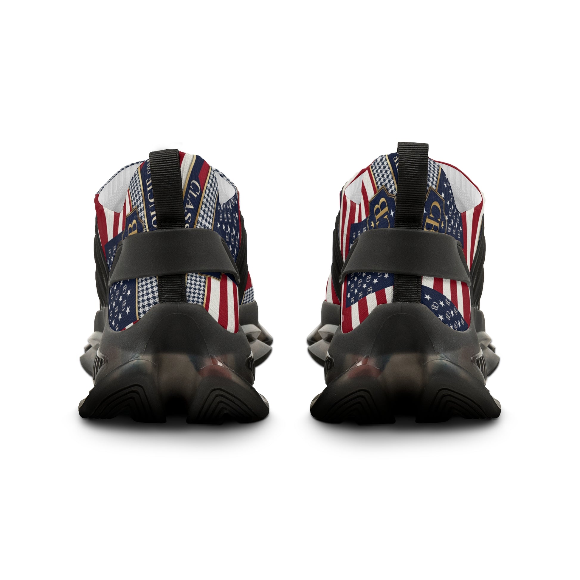 Patriotic Men's Mesh Sneakers | Casual Sport Shoes, Summer Footwear, Stylish Trainers, Comfortable Walkers, Unique Gift Idea