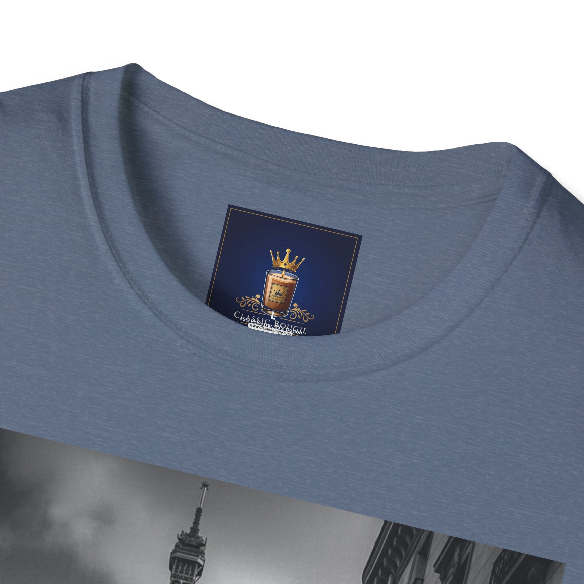 Eiffel Tower Unisex Softstyle T-Shirt, Fashion Tee for Travelers, Parisian Vibe, Great for Gifts, Casual Wear, Holiday Apparel