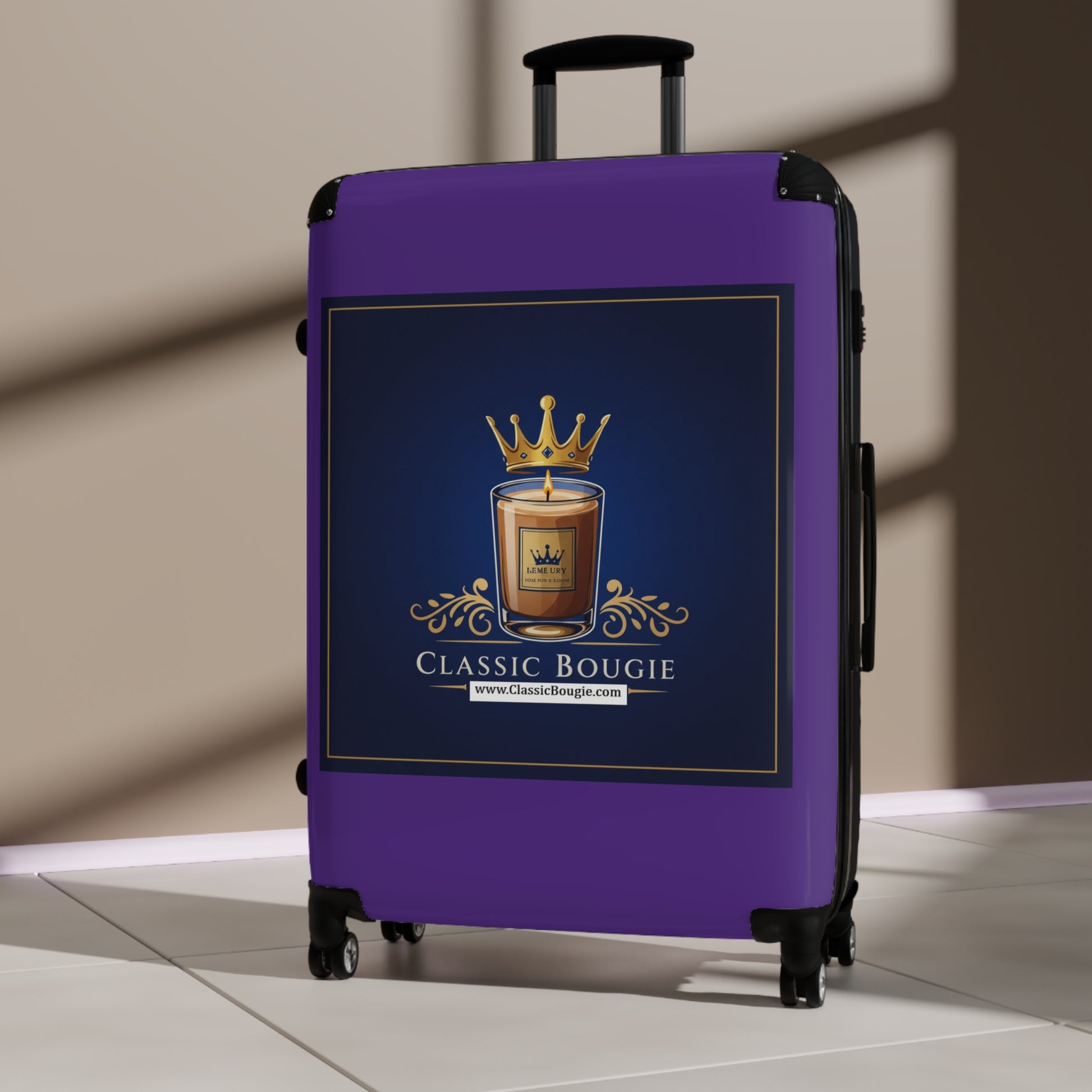 Classic Bougie Suitcase - Stylish Travel Luggage for Fashion Enthusiasts, Perfect Gift for Travelers, Airport Ready, Trendy Carry-On