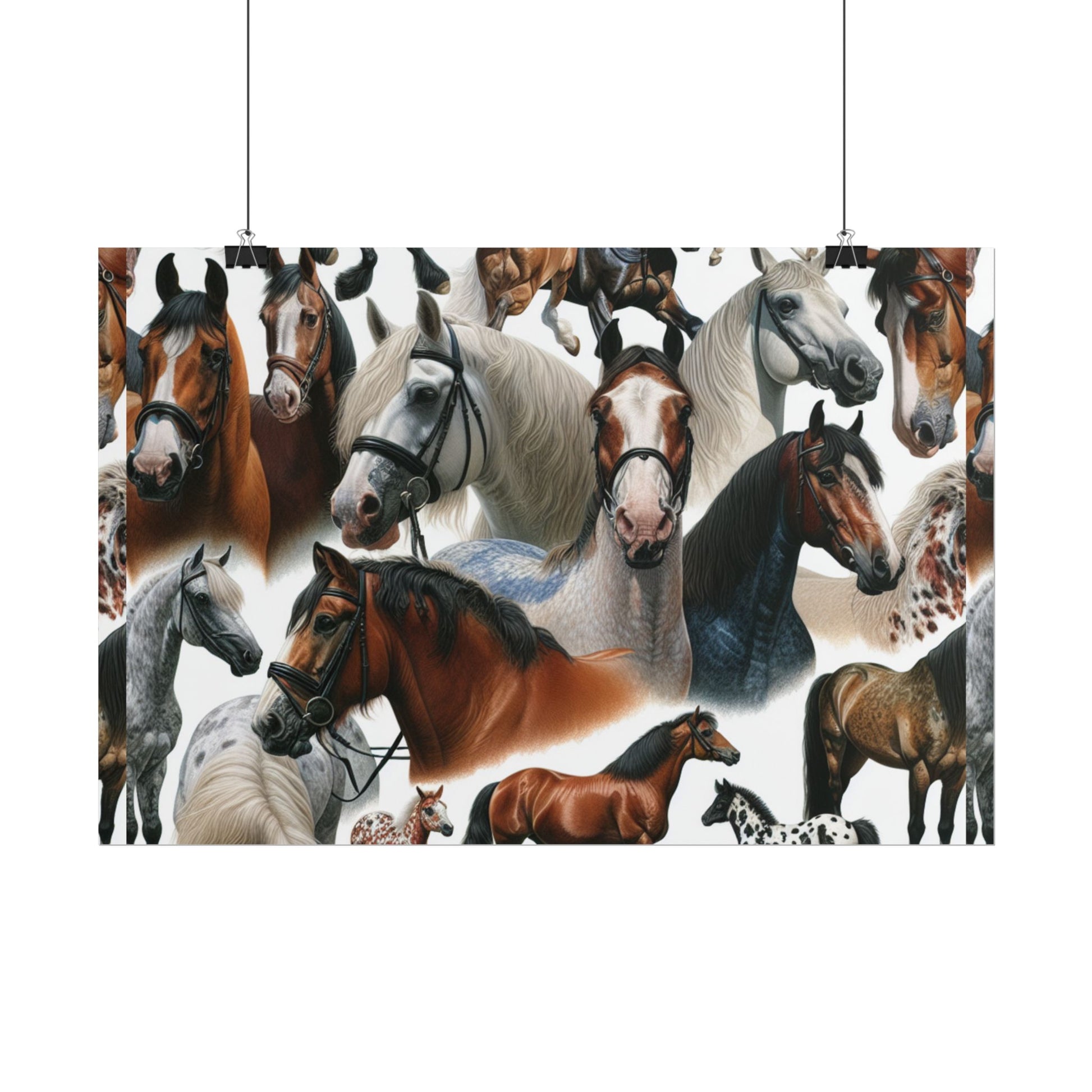 Equestrian Art Prints, Horse Lover Decor, Animal Poster, Equine Wall Art, Gifts for Equestrians