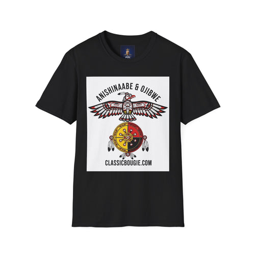 Anishinaabe & Ojibwe Native Spirit Unisex T-Shirt, Boho Graphic Tee, Cultural Pride Shirt, Festival Wear, Unique Gift for Her & Him