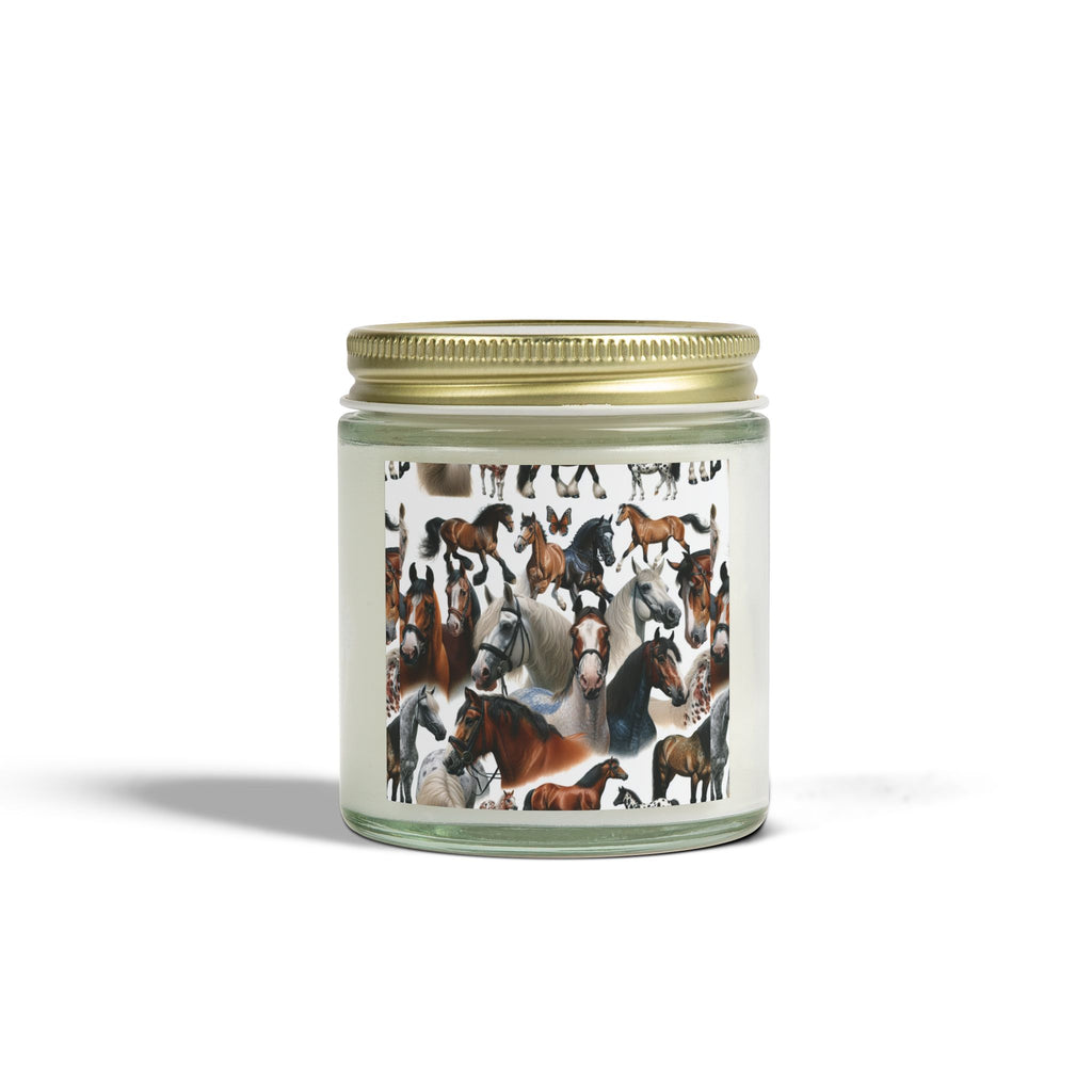 Scented Candles with Horse Design, Cozy Home Decor, Gift for Horse Lovers, Farmhouse Candle, Aromatherapy Candle