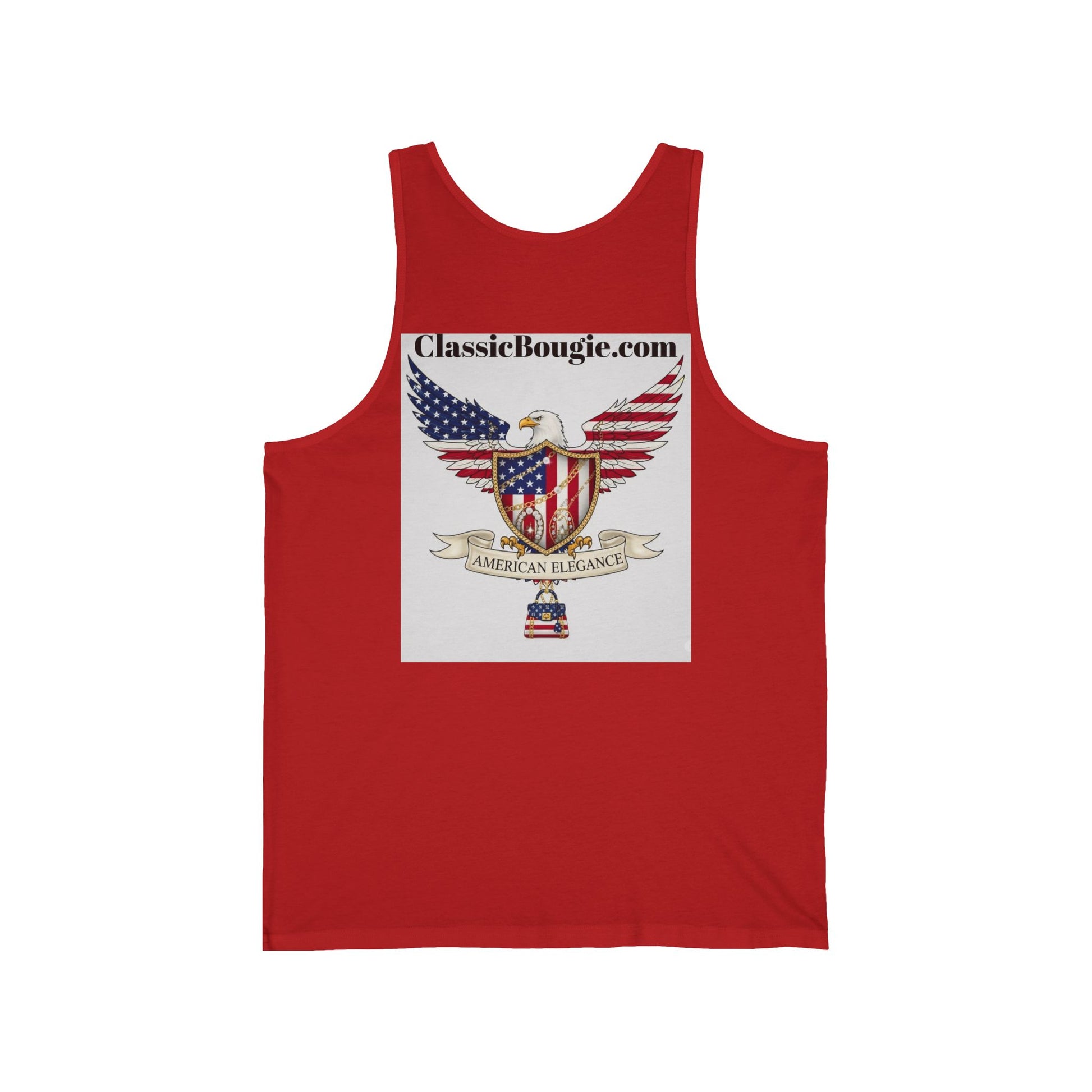 Patriotic Tank Top, American Eagle Apparel, Unisex Summer Shirt, 4th of July Outfit, Classic Bougie Design