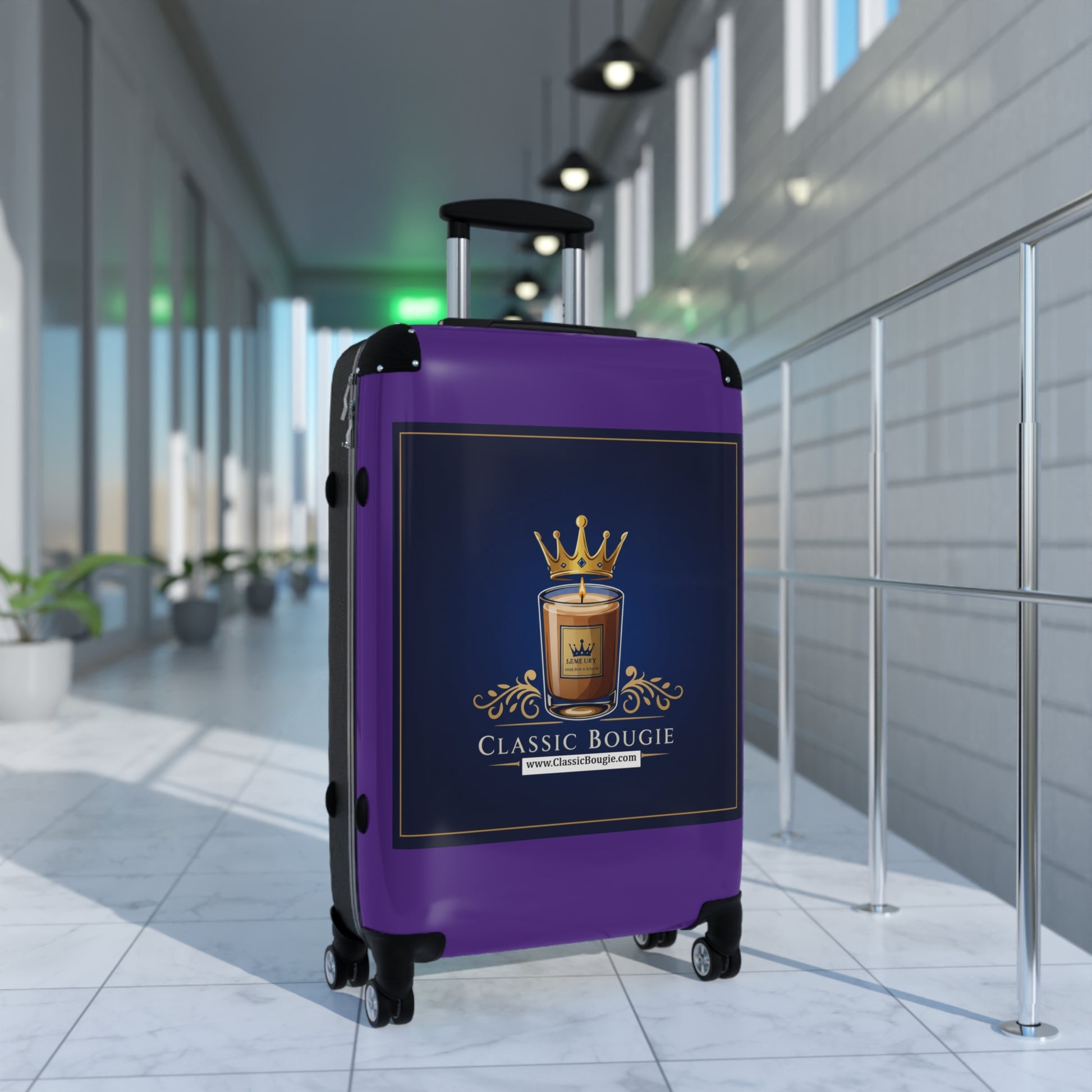 Classic Bougie Suitcase - Stylish Travel Luggage for Fashion Enthusiasts, Perfect Gift for Travelers, Airport Ready, Trendy Carry-On