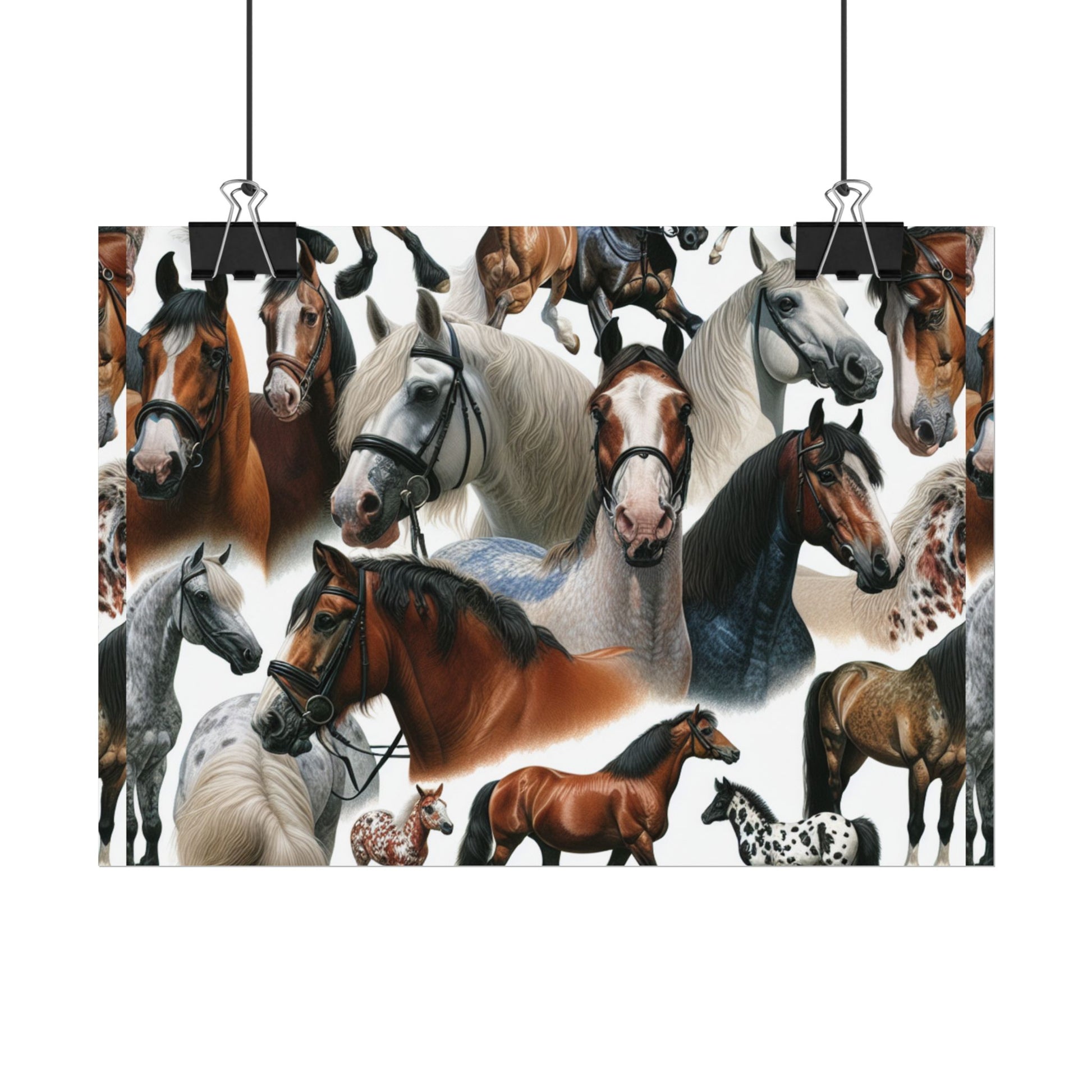 Equestrian Art Prints, Horse Lover Decor, Animal Poster, Equine Wall Art, Gifts for Equestrians