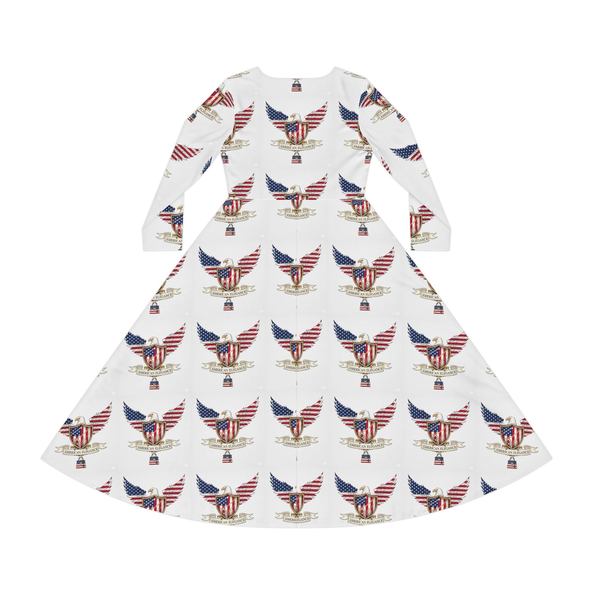 Patriotic Dance Dress - Women's Long Sleeve, Perfect for Celebrations, Events, and Holidays, Comfortable & Stylish, Great for Dancers, [...]