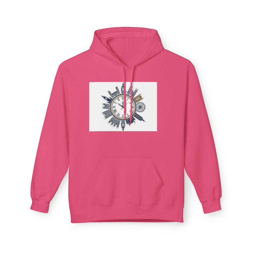 Urban Vibes Fleece Hoodie - Cozy Streetwear, Gift for Him/Her, Casual Layer, Unique Design, Perfect for Fall/Winter, Heritage Style