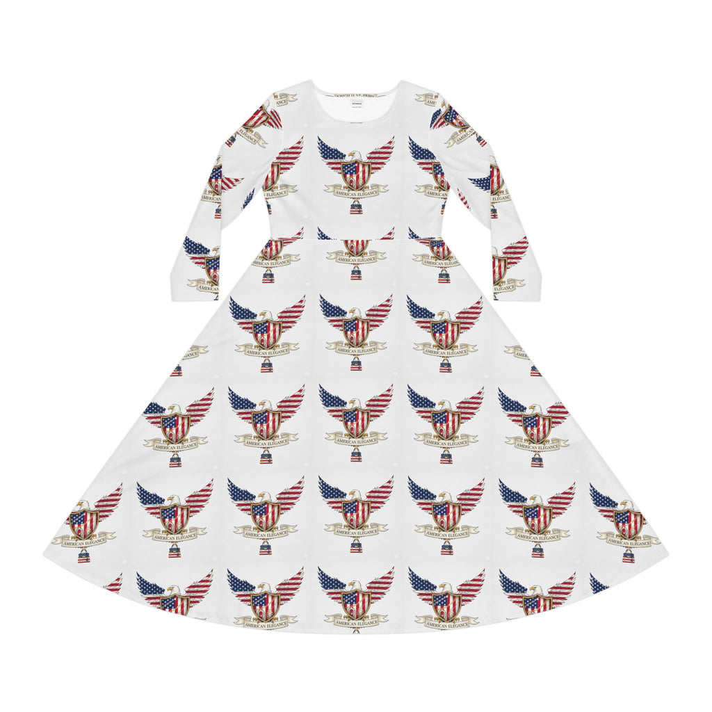 Patriotic Dance Dress - Women's Long Sleeve, Perfect for Celebrations, Events, and Holidays, Comfortable & Stylish, Great for Dancers, [...]