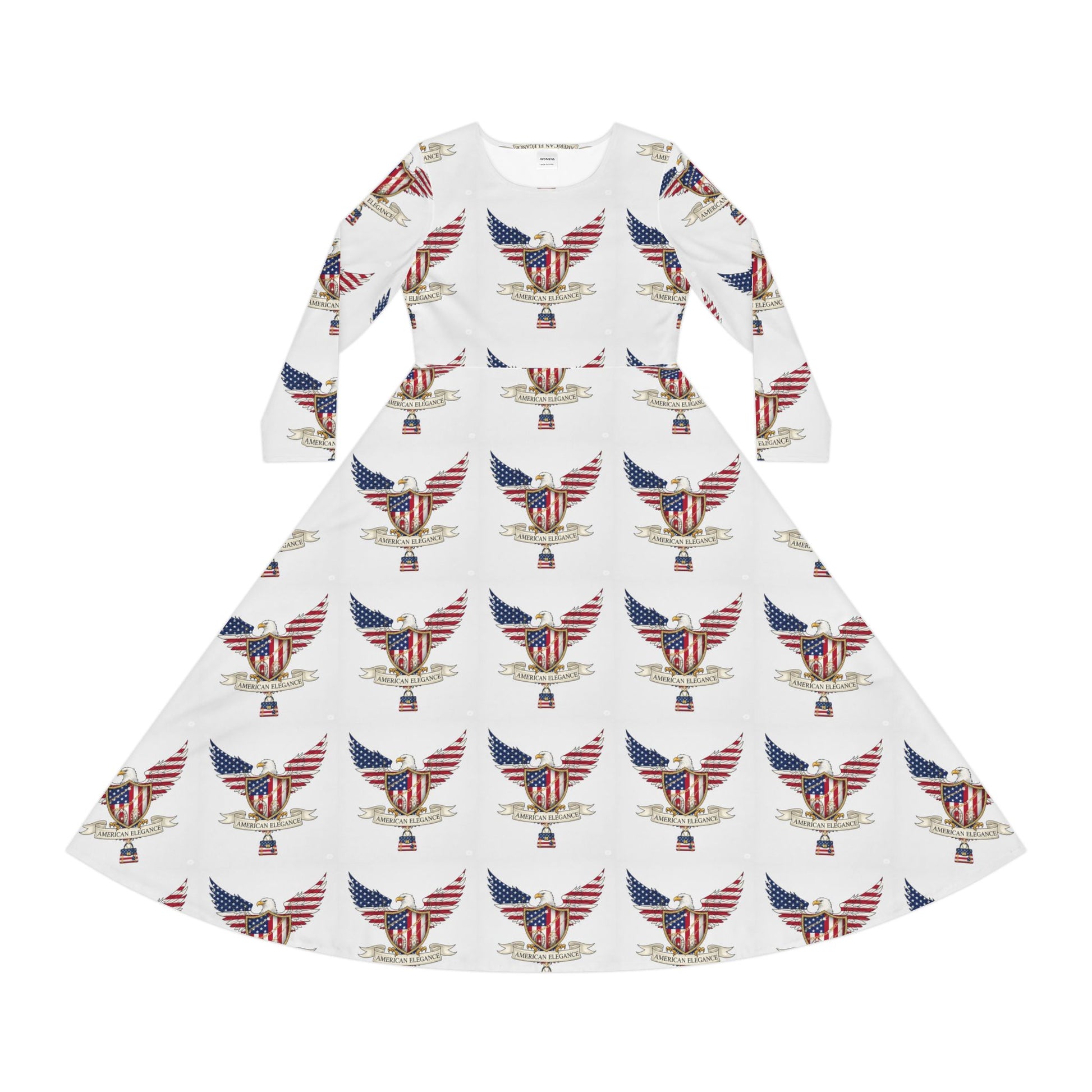 Patriotic Dance Dress - Women's Long Sleeve, Perfect for Celebrations, Events, and Holidays, Comfortable & Stylish, Great for Dancers, [...]