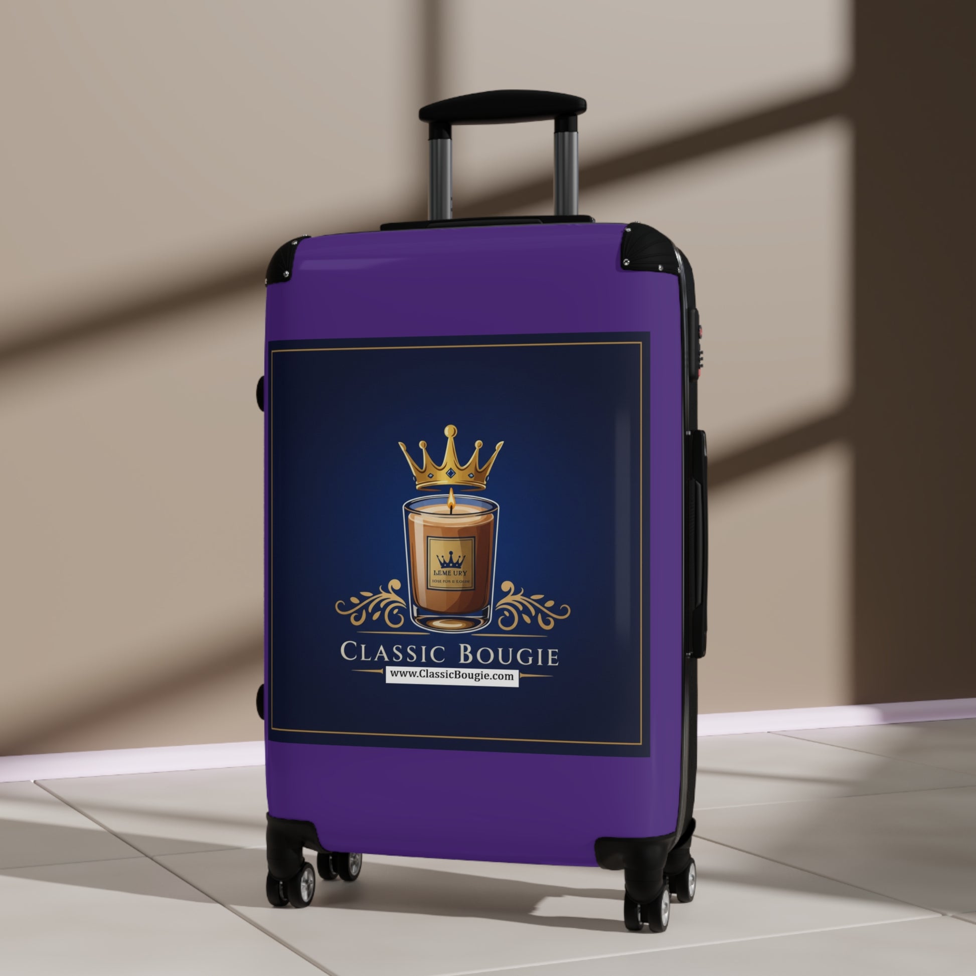 Classic Bougie Suitcase - Stylish Travel Luggage for Fashion Enthusiasts, Perfect Gift for Travelers, Airport Ready, Trendy Carry-On