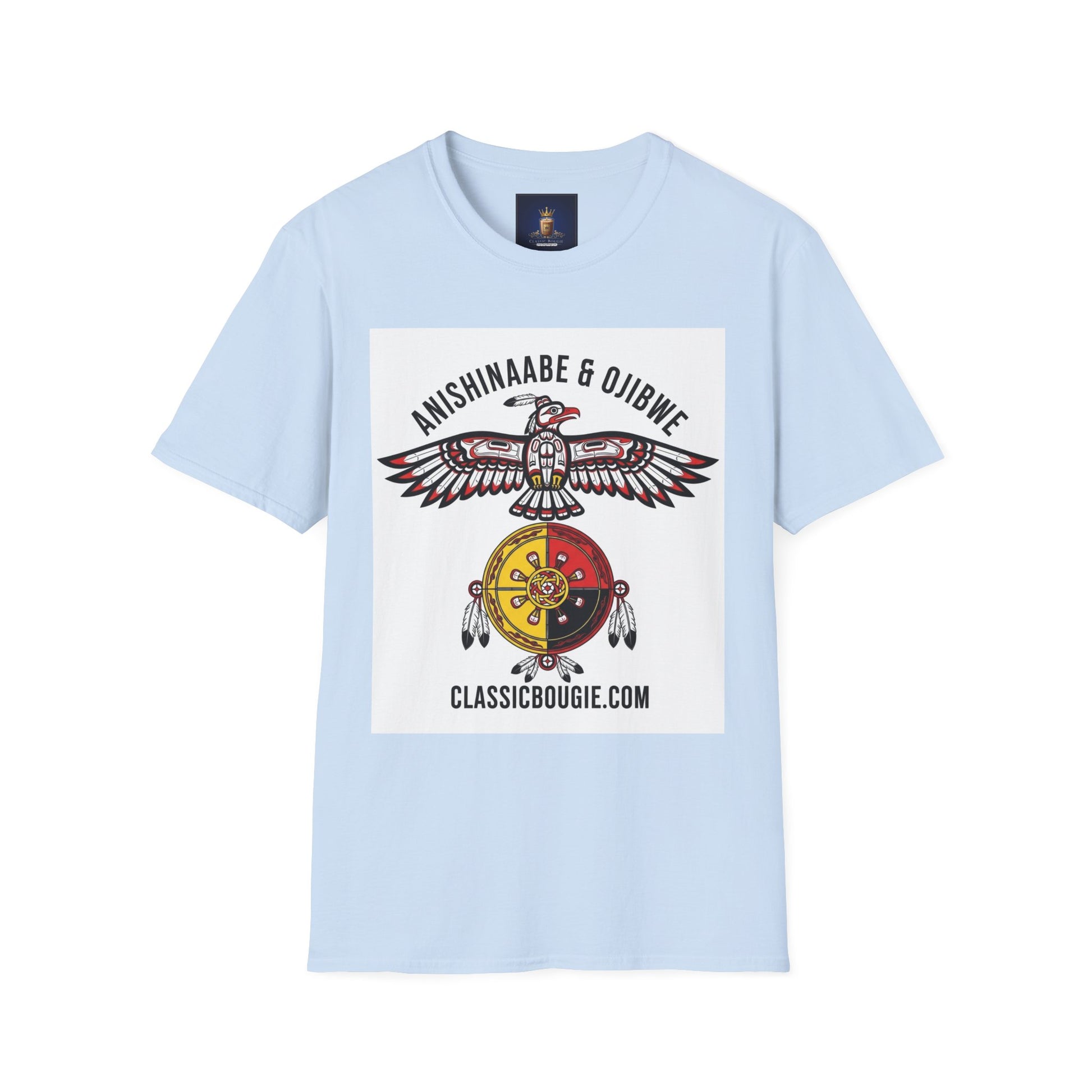 Anishinaabe & Ojibwe Native Spirit Unisex T-Shirt, Boho Graphic Tee, Cultural Pride Shirt, Festival Wear, Unique Gift for Her & Him