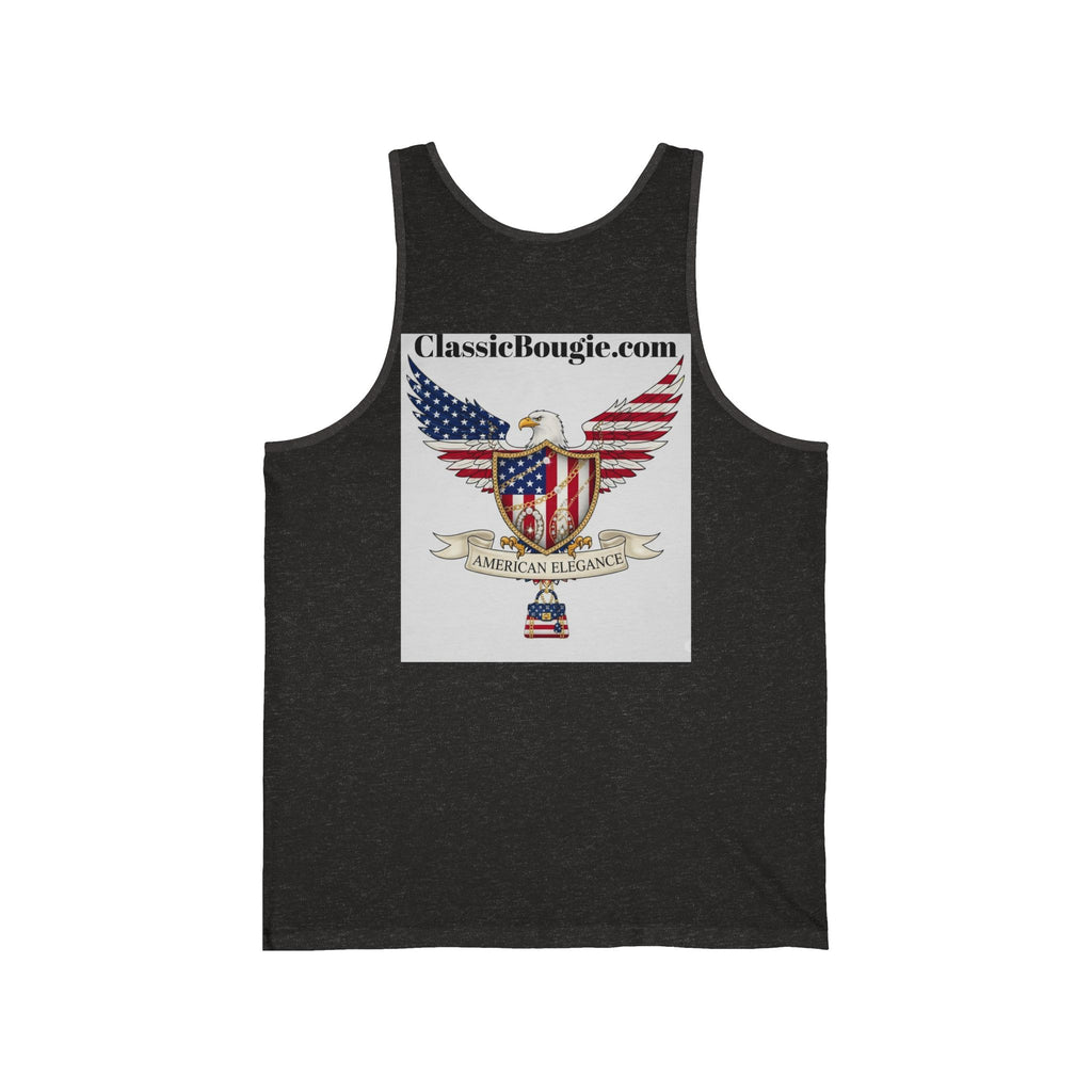 Patriotic Tank Top, American Eagle Apparel, Unisex Summer Shirt, 4th of July Outfit, Classic Bougie Design