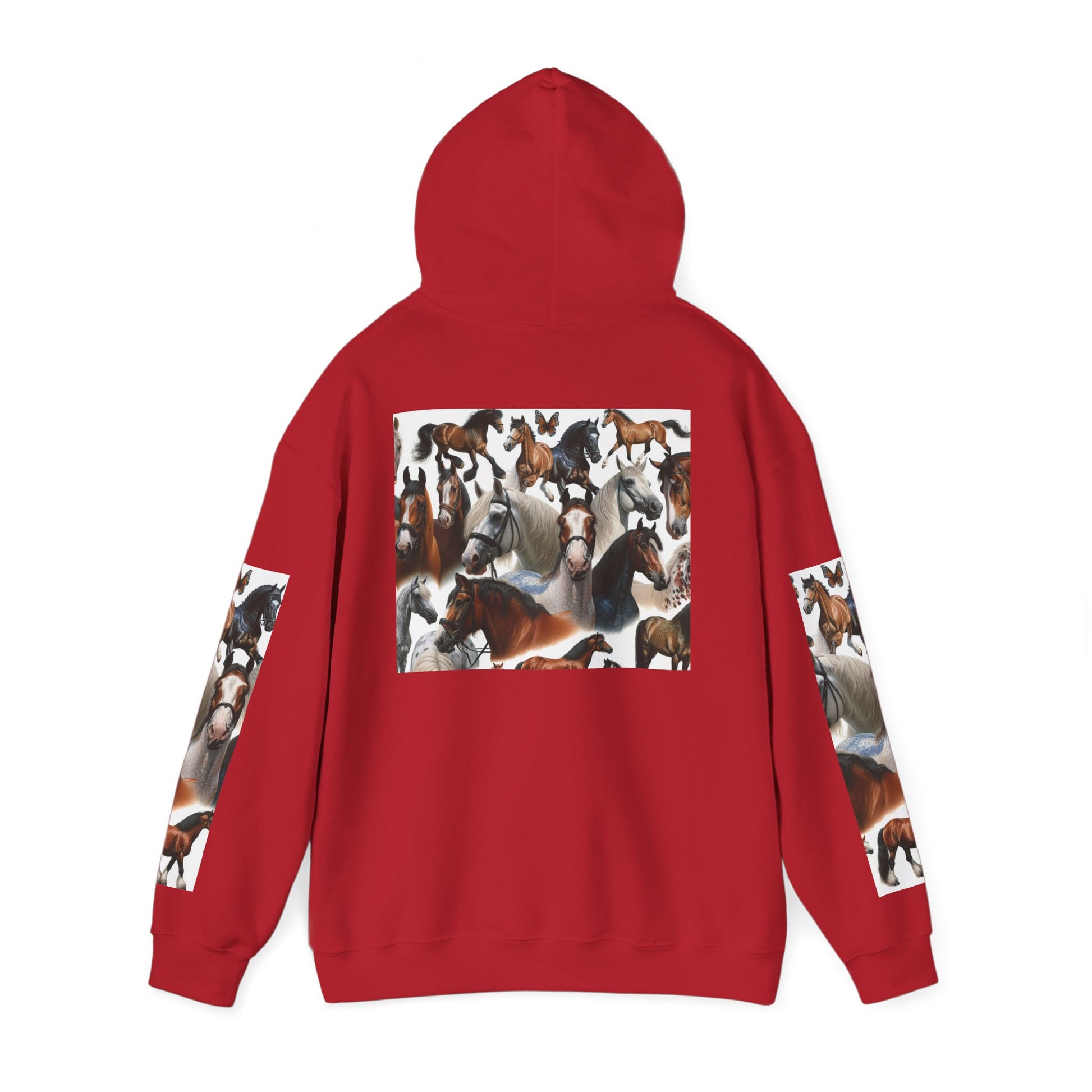 Horse Lover's Unisex Heavy Blend Hoodie, Cozy Equine Sweatshirt for Equestrians, Gifts for Horse Enthusiasts, Ideal for Animal Lovers