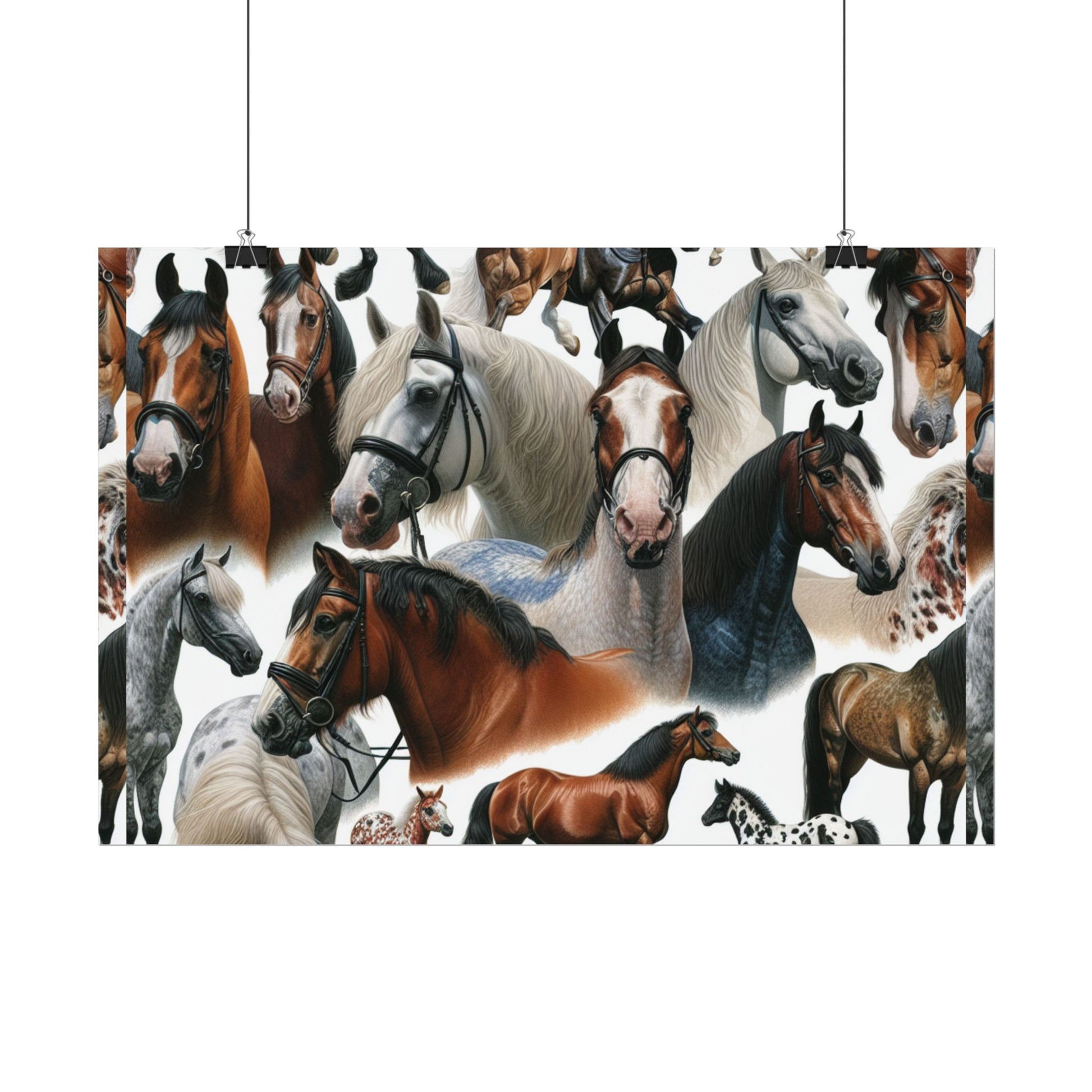 Equestrian Art Prints, Horse Lover Decor, Animal Poster, Equine Wall Art, Gifts for Equestrians