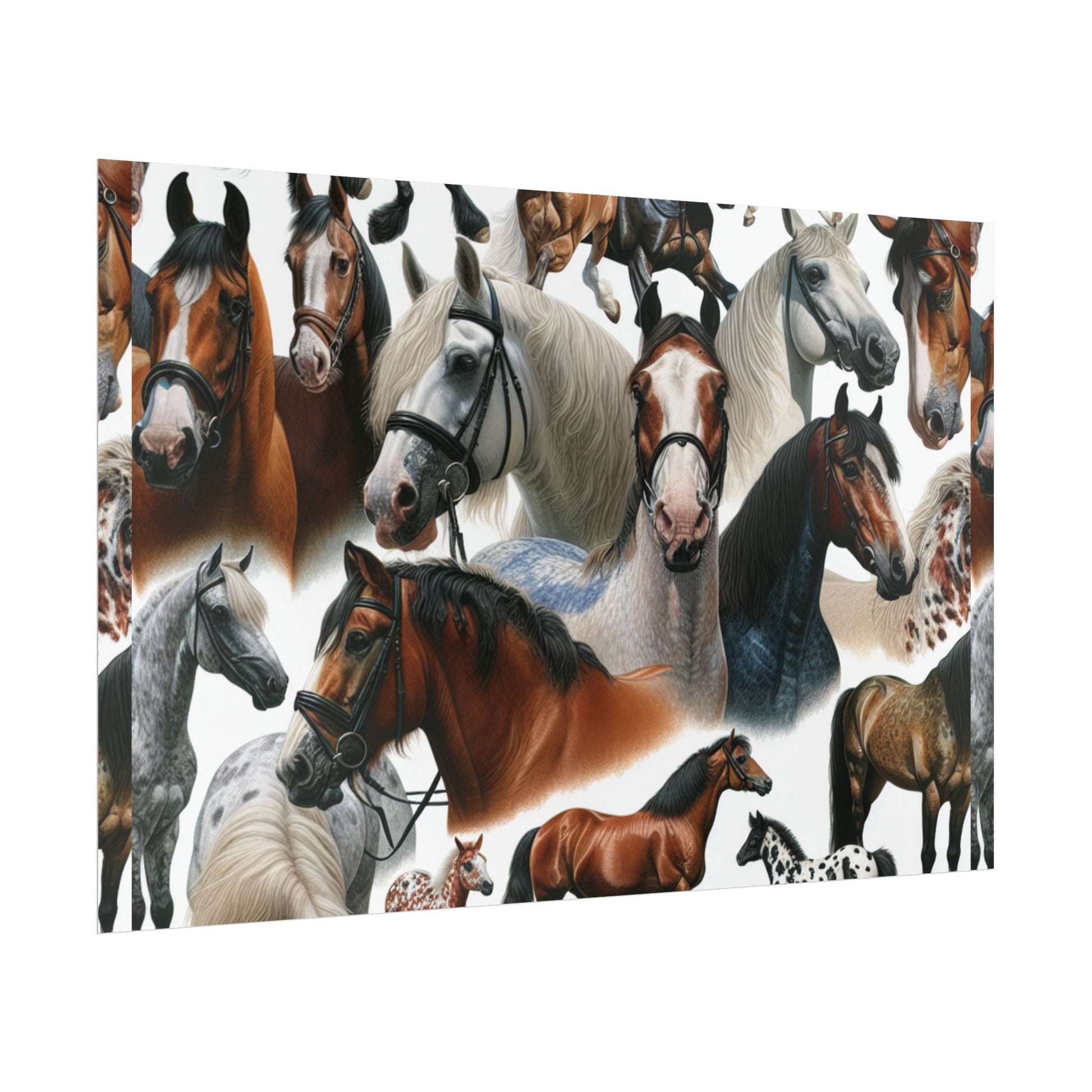 Equestrian Art Prints, Horse Lover Decor, Animal Poster, Equine Wall Art, Gifts for Equestrians