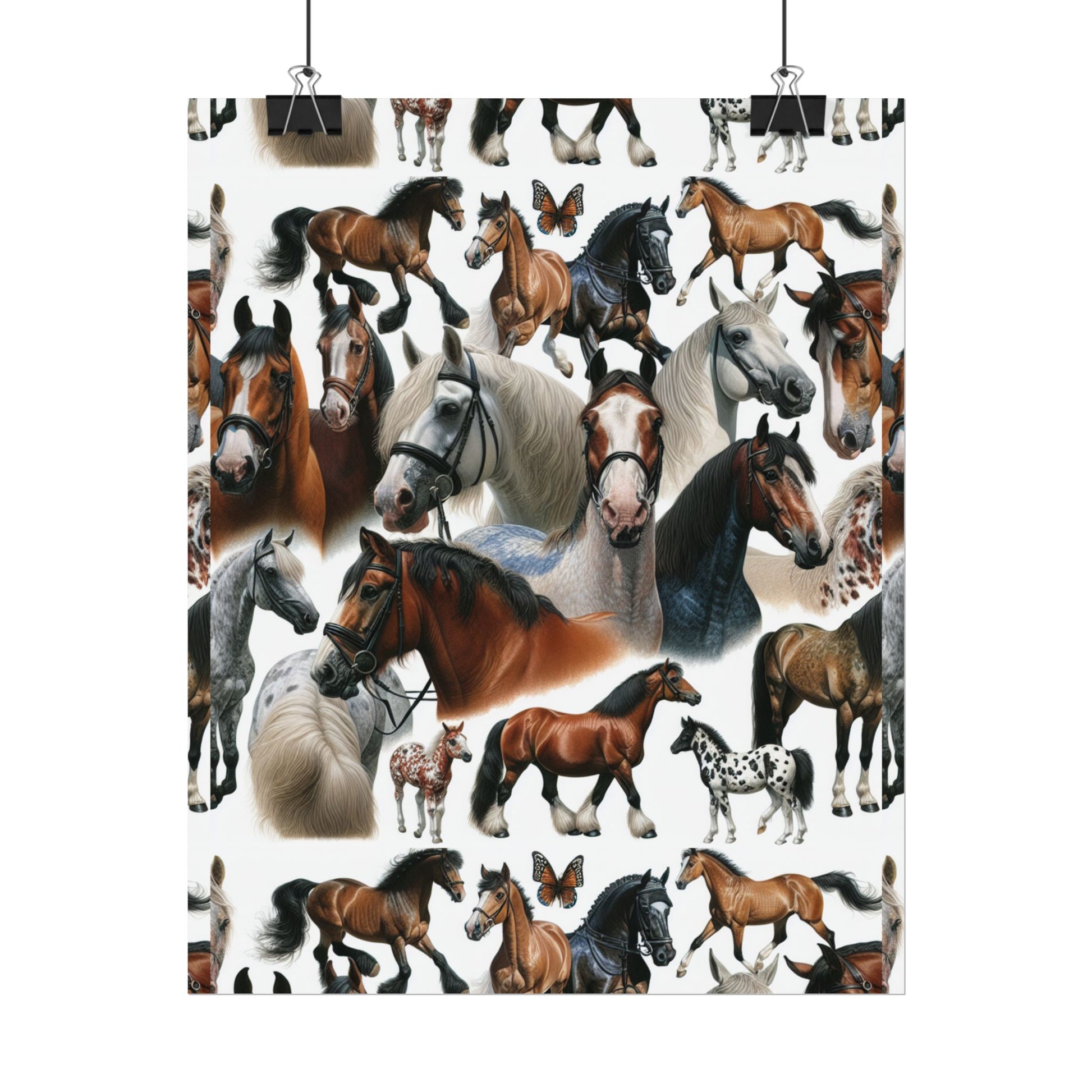 Equestrian Art Prints, Horse Lover Decor, Animal Poster, Equine Wall Art, Gifts for Equestrians