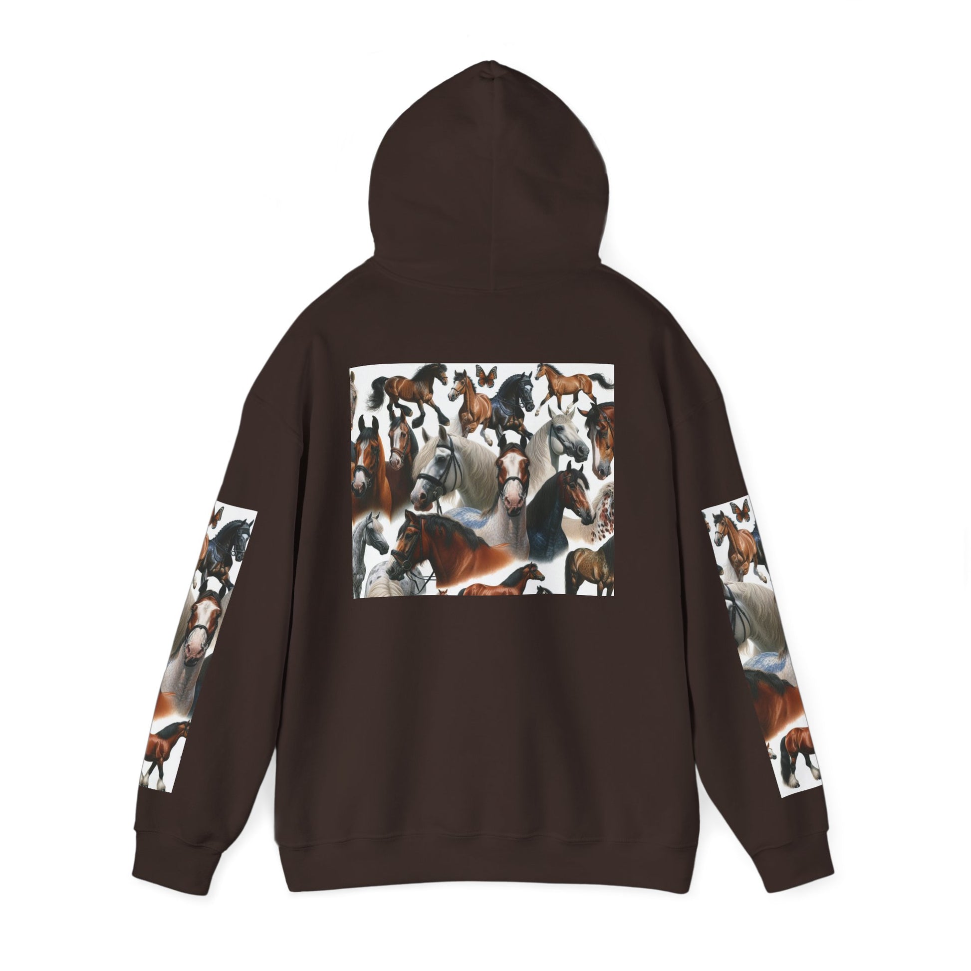 Horse Lover's Unisex Heavy Blend Hoodie, Cozy Equine Sweatshirt for Equestrians, Gifts for Horse Enthusiasts, Ideal for Animal Lovers