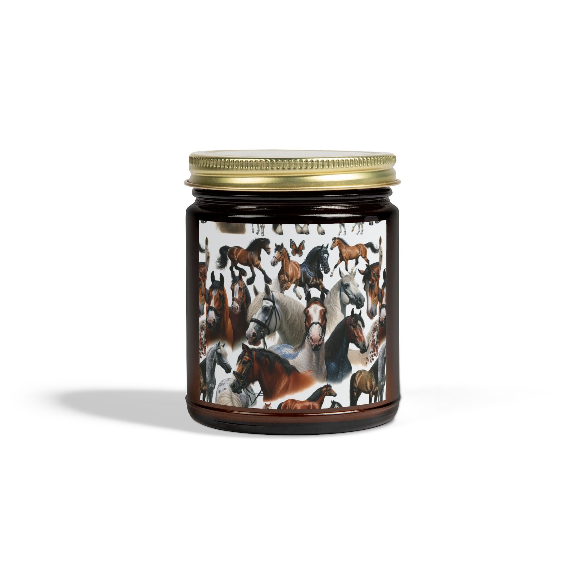 Scented Candles with Horse Design, Cozy Home Decor, Gift for Horse Lovers, Farmhouse Candle, Aromatherapy Candle