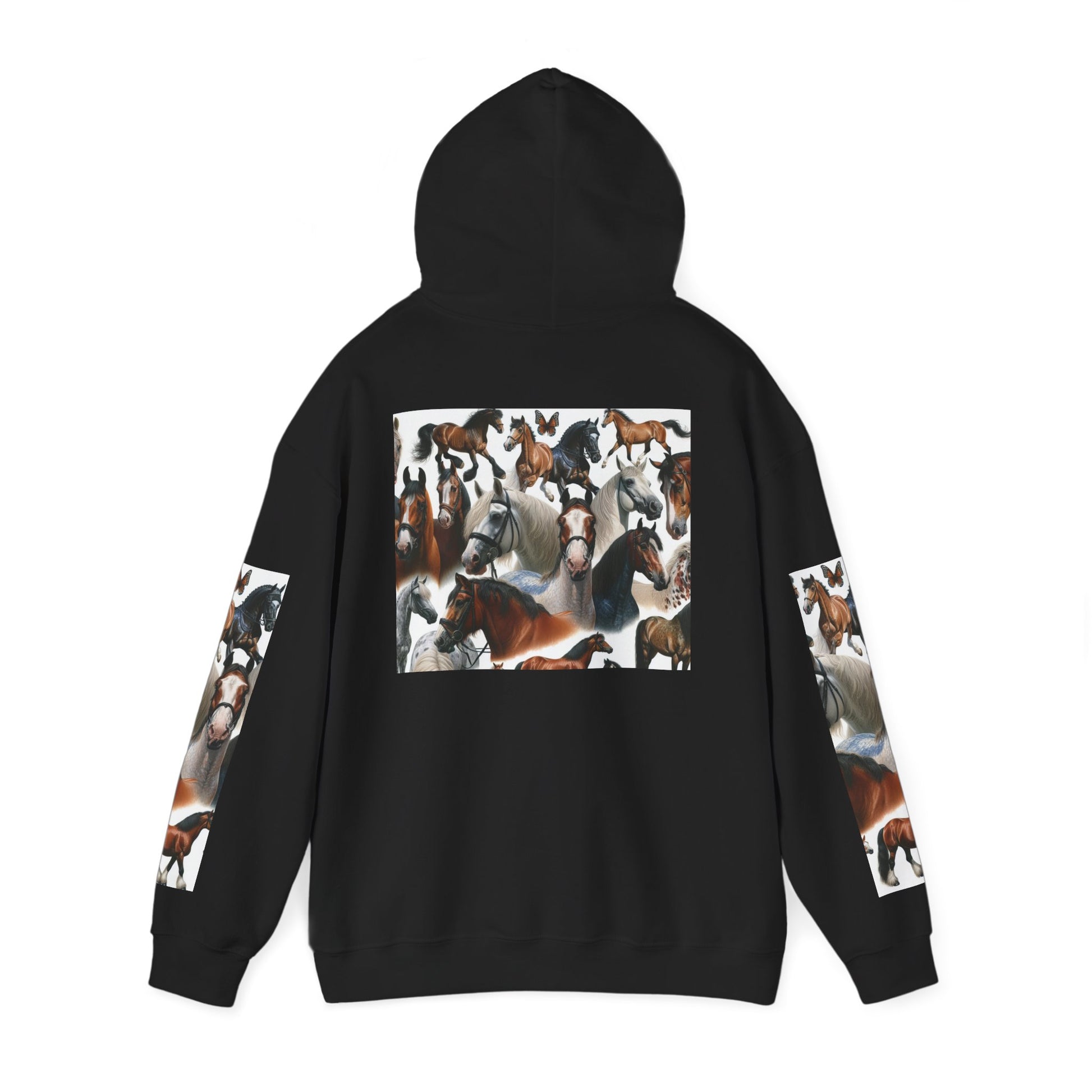 Horse Lover's Unisex Heavy Blend Hoodie, Cozy Equine Sweatshirt for Equestrians, Gifts for Horse Enthusiasts, Ideal for Animal Lovers