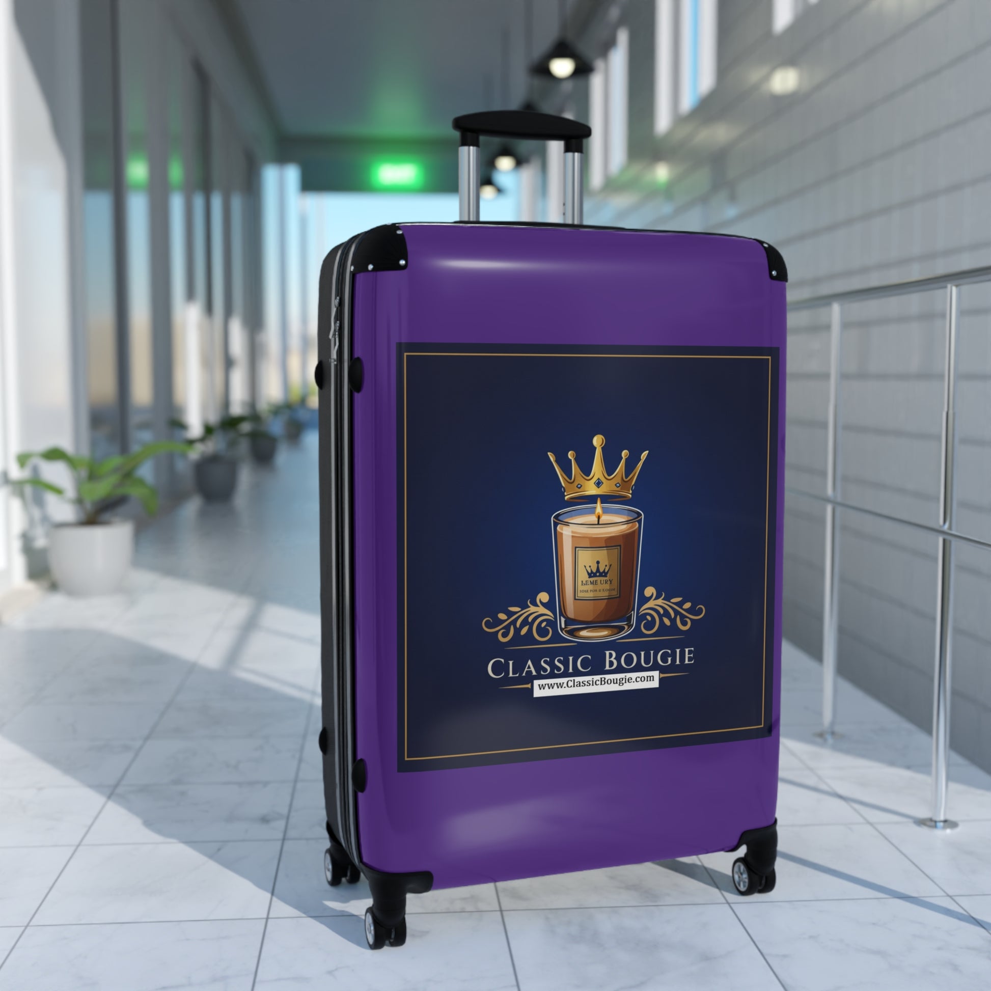 Classic Bougie Suitcase - Stylish Travel Luggage for Fashion Enthusiasts, Perfect Gift for Travelers, Airport Ready, Trendy Carry-On