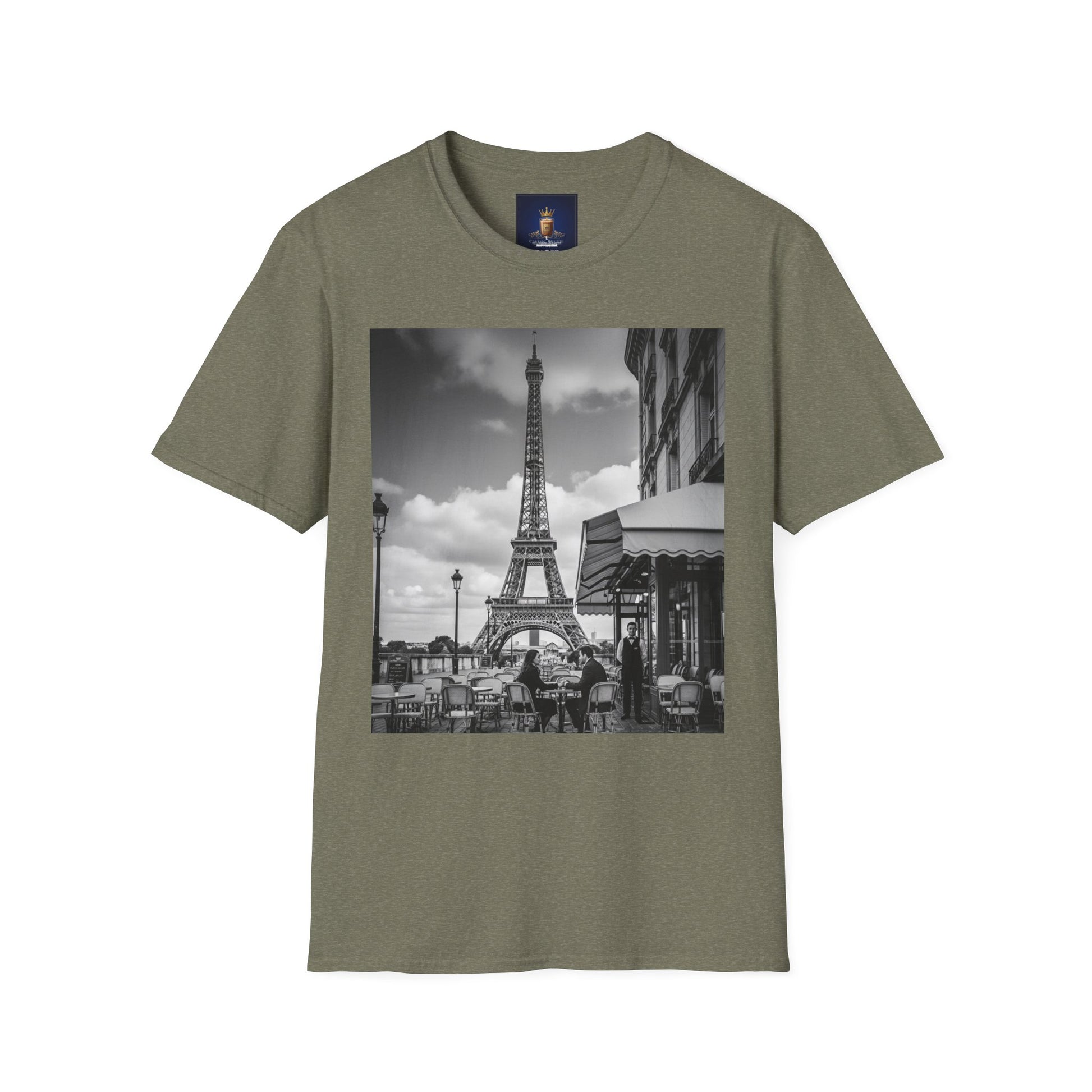 Eiffel Tower Unisex Softstyle T-Shirt, Fashion Tee for Travelers, Parisian Vibe, Great for Gifts, Casual Wear, Holiday Apparel