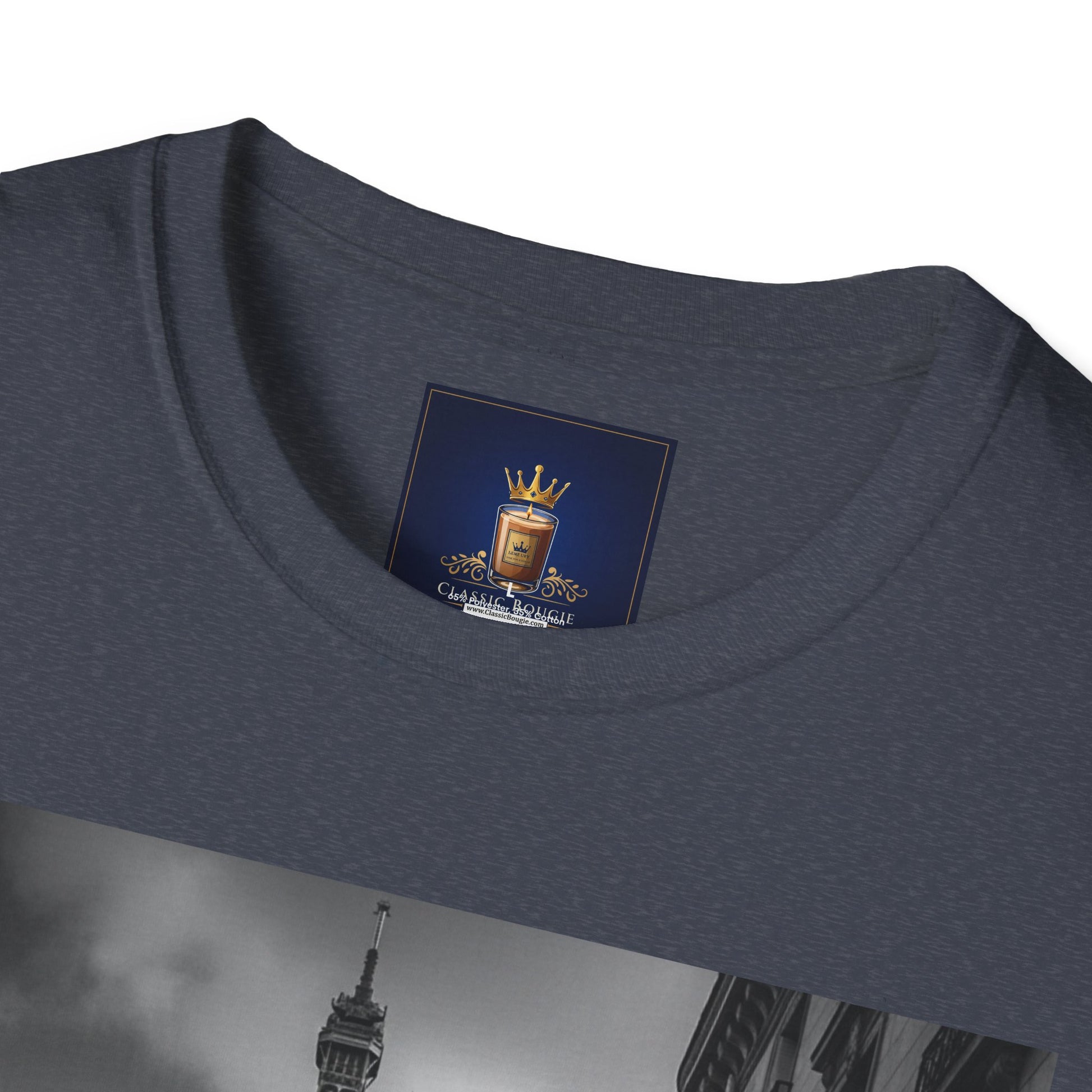 Eiffel Tower Unisex Softstyle T-Shirt, Fashion Tee for Travelers, Parisian Vibe, Great for Gifts, Casual Wear, Holiday Apparel