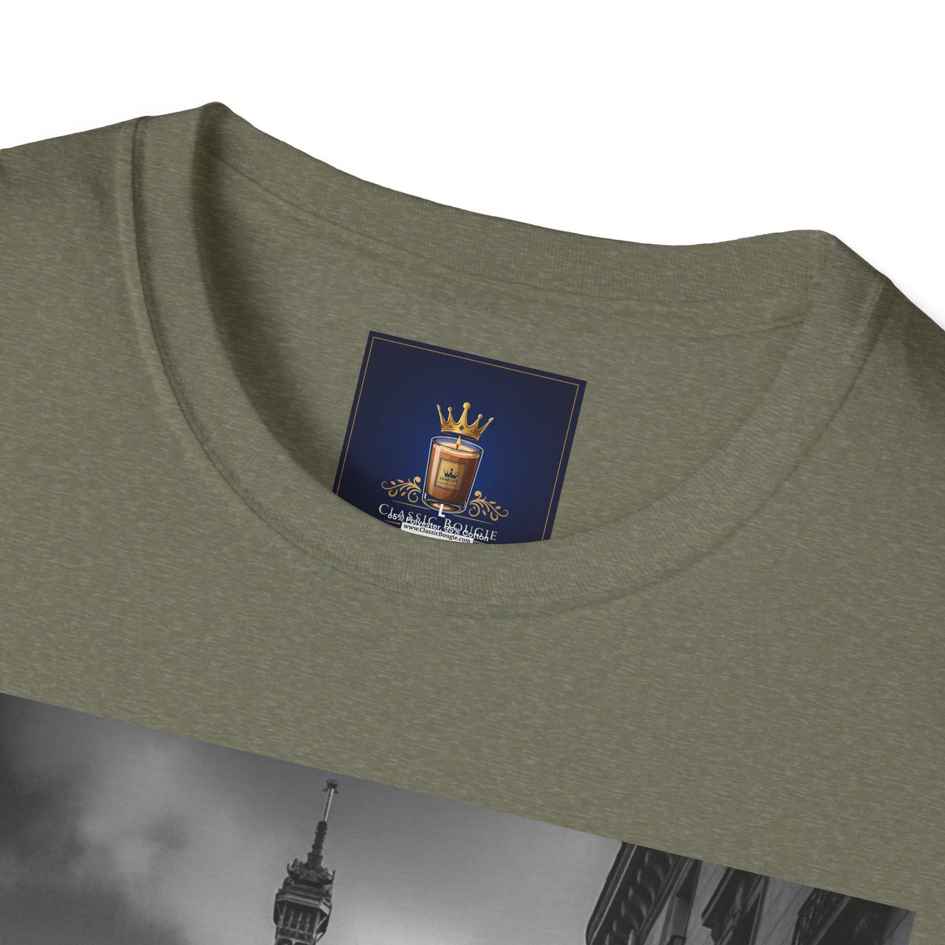 Eiffel Tower Unisex Softstyle T-Shirt, Fashion Tee for Travelers, Parisian Vibe, Great for Gifts, Casual Wear, Holiday Apparel