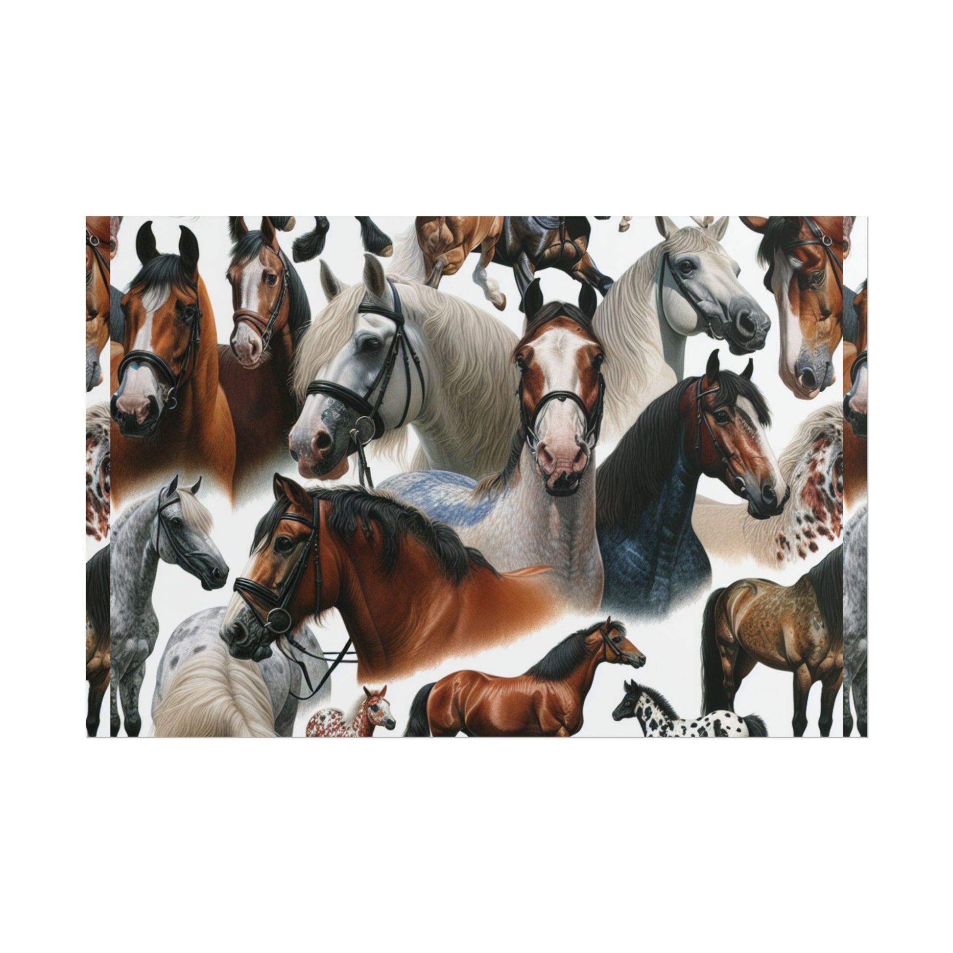 Equestrian Art Prints, Horse Lover Decor, Animal Poster, Equine Wall Art, Gifts for Equestrians
