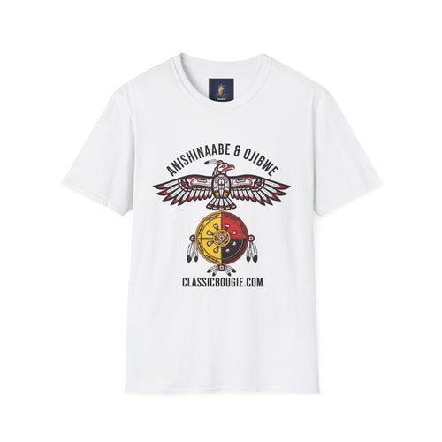 Anishinaabe & Ojibwe Native Spirit Unisex T-Shirt, Boho Graphic Tee, Cultural Pride Shirt, Festival Wear, Unique Gift for Her & Him