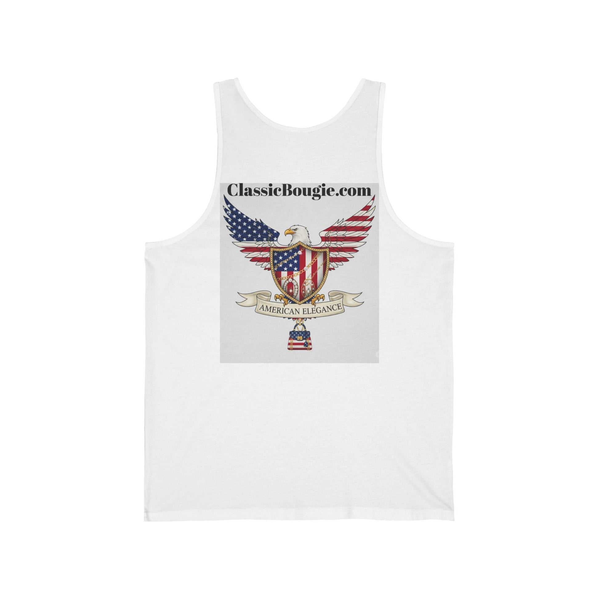 Patriotic Tank Top, American Eagle Apparel, Unisex Summer Shirt, 4th of July Outfit, Classic Bougie Design