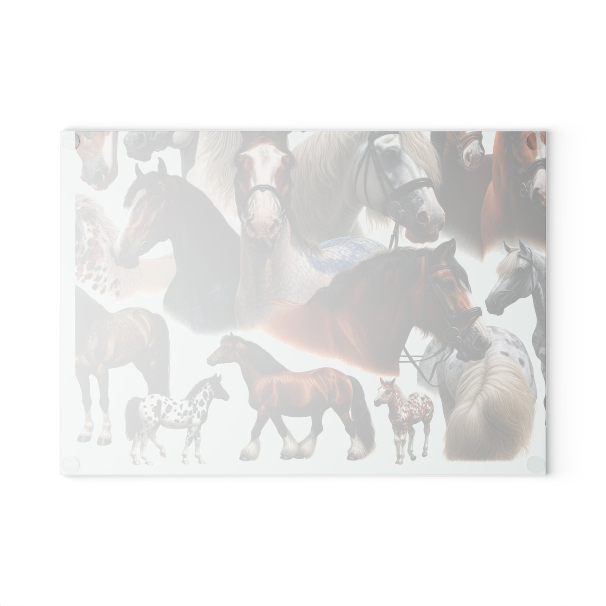 Equine Inspired Glass Cutting Board - Perfect for Horse Lovers, Kitchen Decor, Unique Gifts for Horse Enthusiasts, Home Cooking, [...]