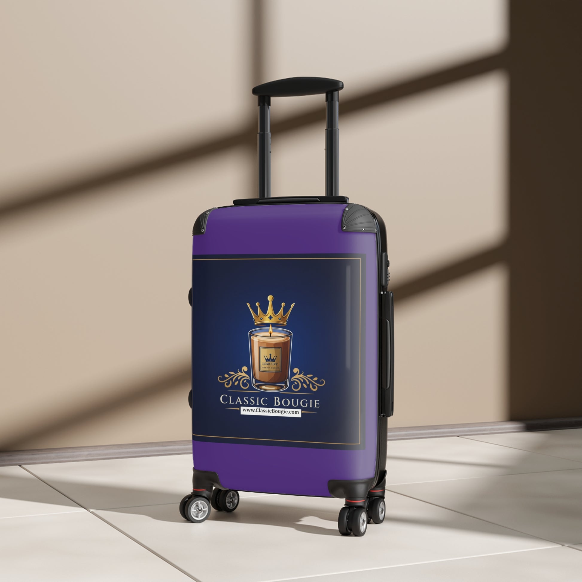 Classic Bougie Suitcase - Stylish Travel Luggage for Fashion Enthusiasts, Perfect Gift for Travelers, Airport Ready, Trendy Carry-On