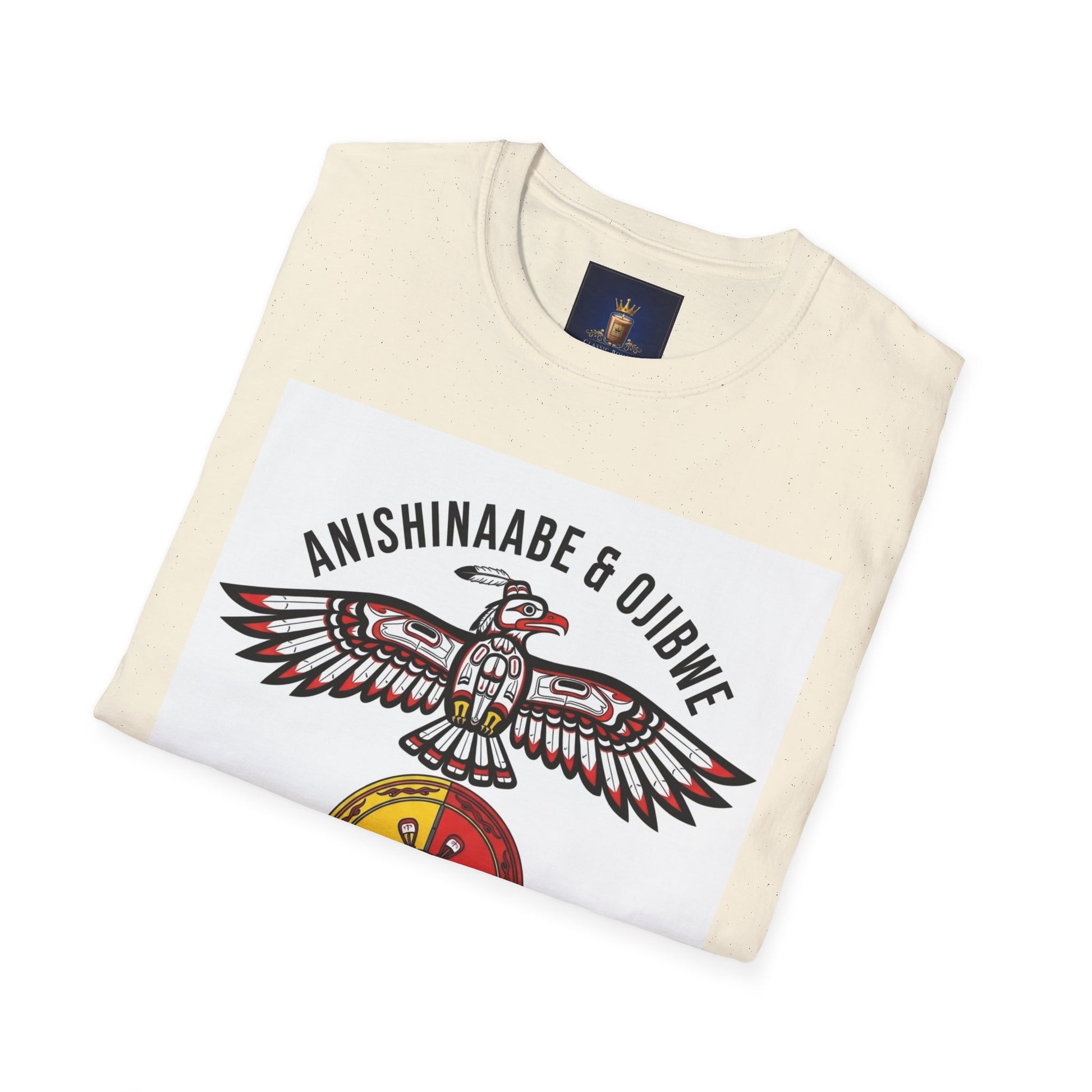 Anishinaabe & Ojibwe Native Spirit Unisex T-Shirt, Boho Graphic Tee, Cultural Pride Shirt, Festival Wear, Unique Gift for Her & Him