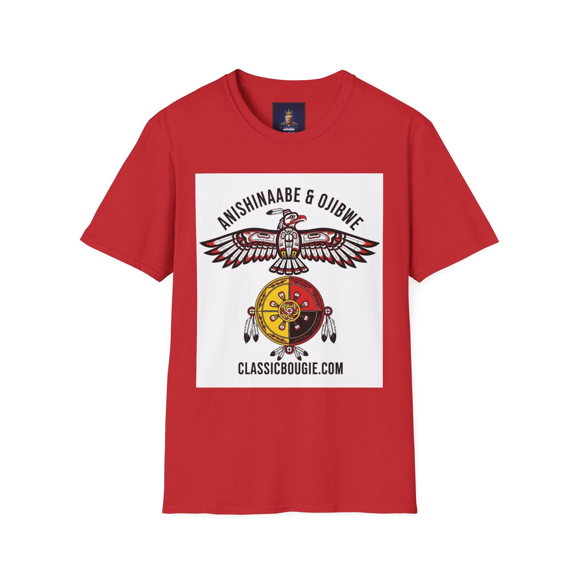 Anishinaabe & Ojibwe Native Spirit Unisex T-Shirt, Boho Graphic Tee, Cultural Pride Shirt, Festival Wear, Unique Gift for Her & Him