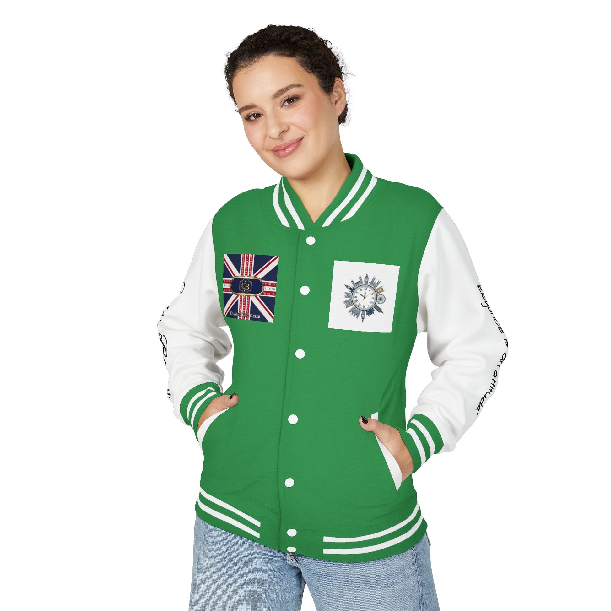 Classic British Eagle Letterman Jacket, Vintage Style, Unisex Outerwear, Statement Piece, Sports Wear, Casual Fashion