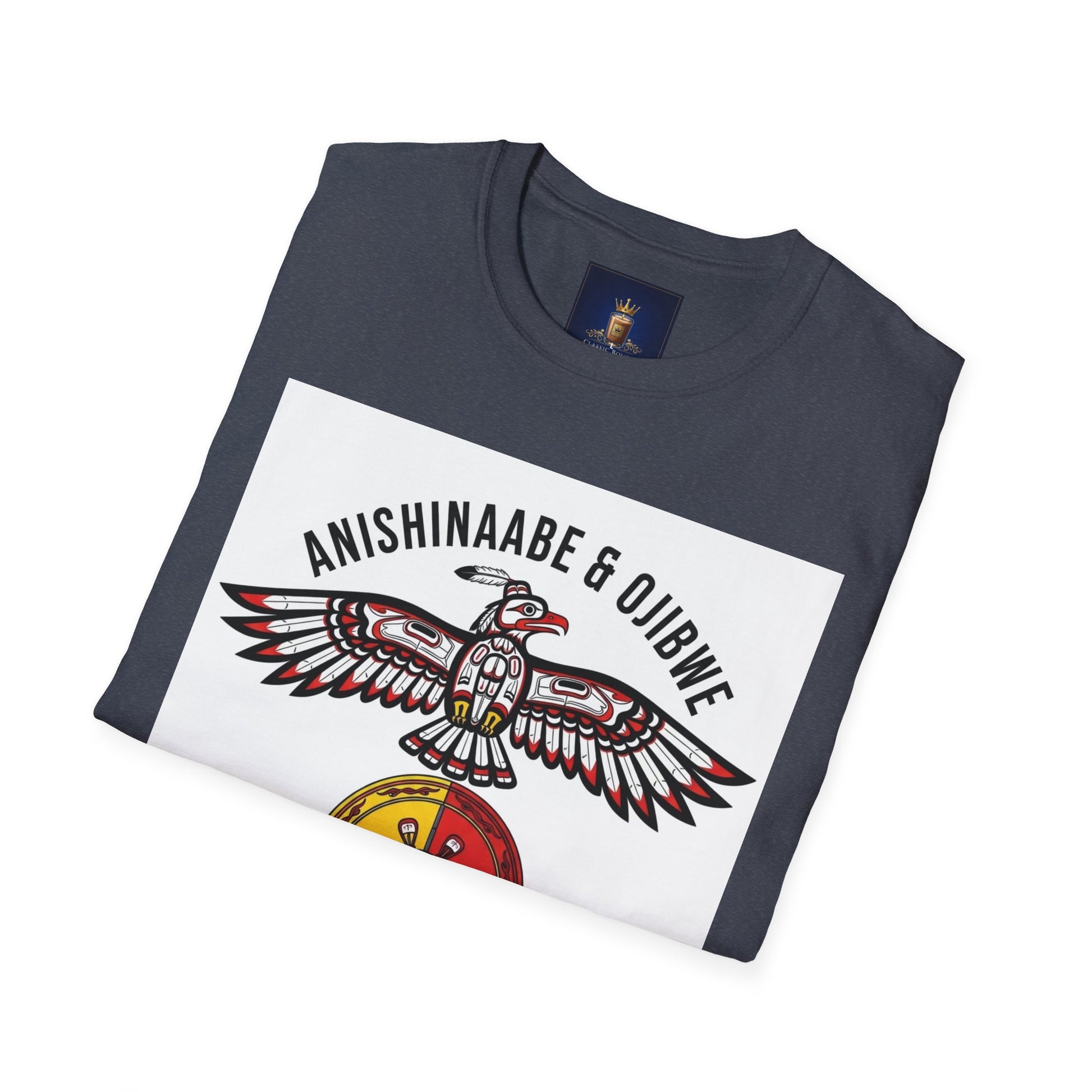 Anishinaabe & Ojibwe Native Spirit Unisex T-Shirt, Boho Graphic Tee, Cultural Pride Shirt, Festival Wear, Unique Gift for Her & Him