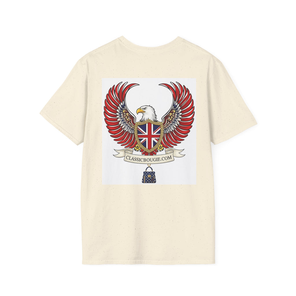 Union Jack Eagle T-Shirt, Vintage British Tee, Unisex Graphic Shirt, Unisex Fashion Top, Gift for Travelers, Heritage Apparel