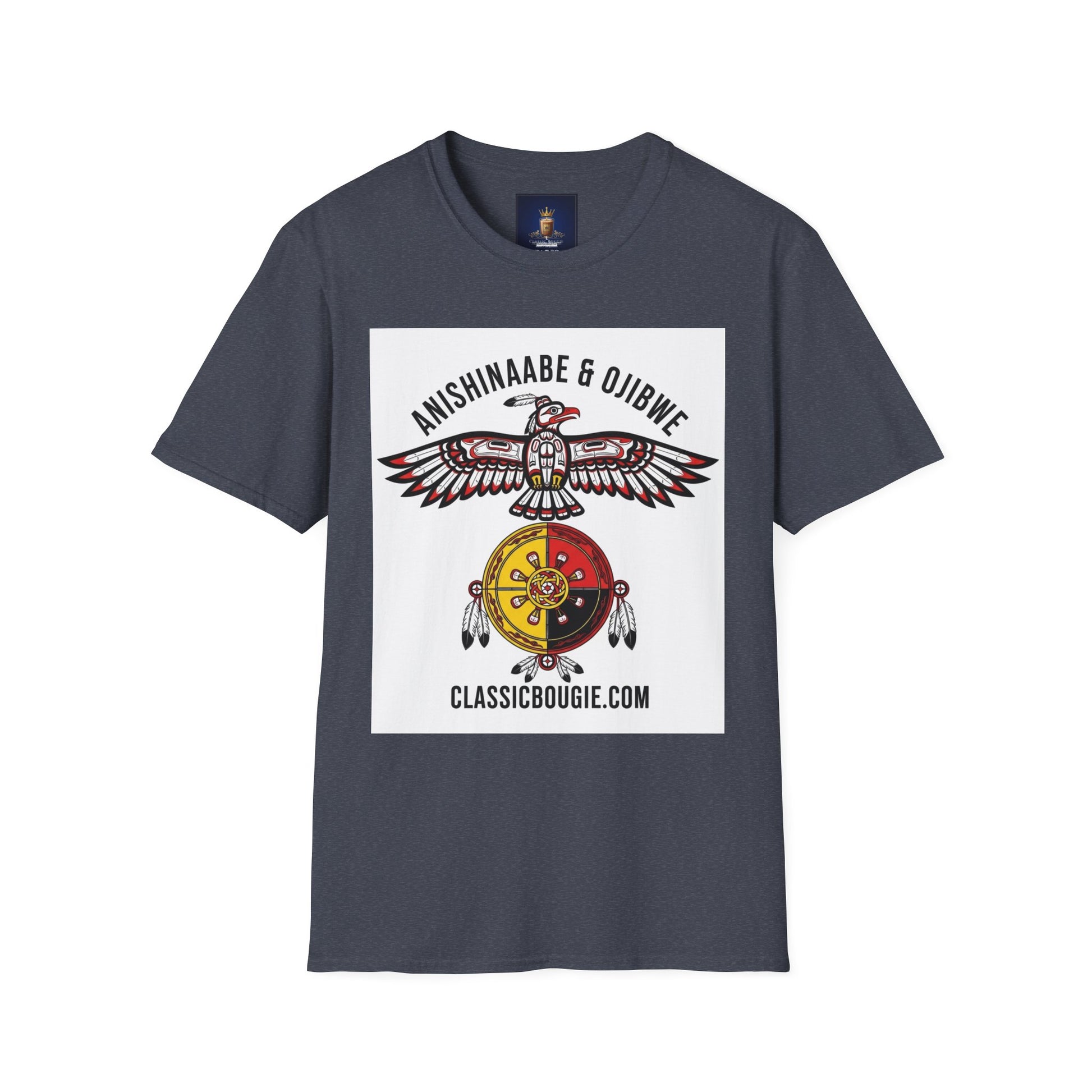 Anishinaabe & Ojibwe Native Spirit Unisex T-Shirt, Boho Graphic Tee, Cultural Pride Shirt, Festival Wear, Unique Gift for Her & Him
