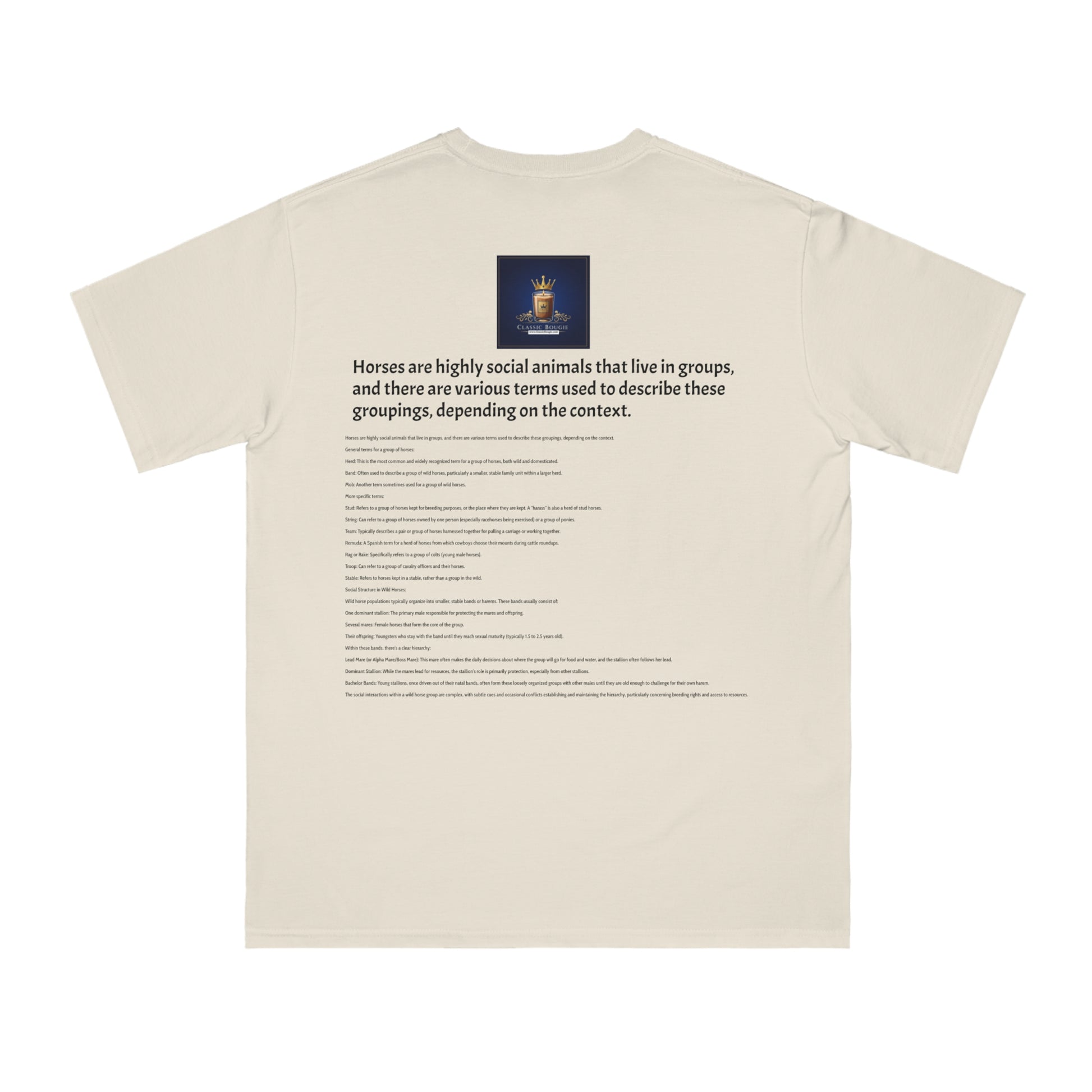 Organic Horse Lover T-Shirt | Gift for Equestrian Enthusiasts, Farm Apparel, Animal Art Tee, Nature Lover Gift, Casual Wear