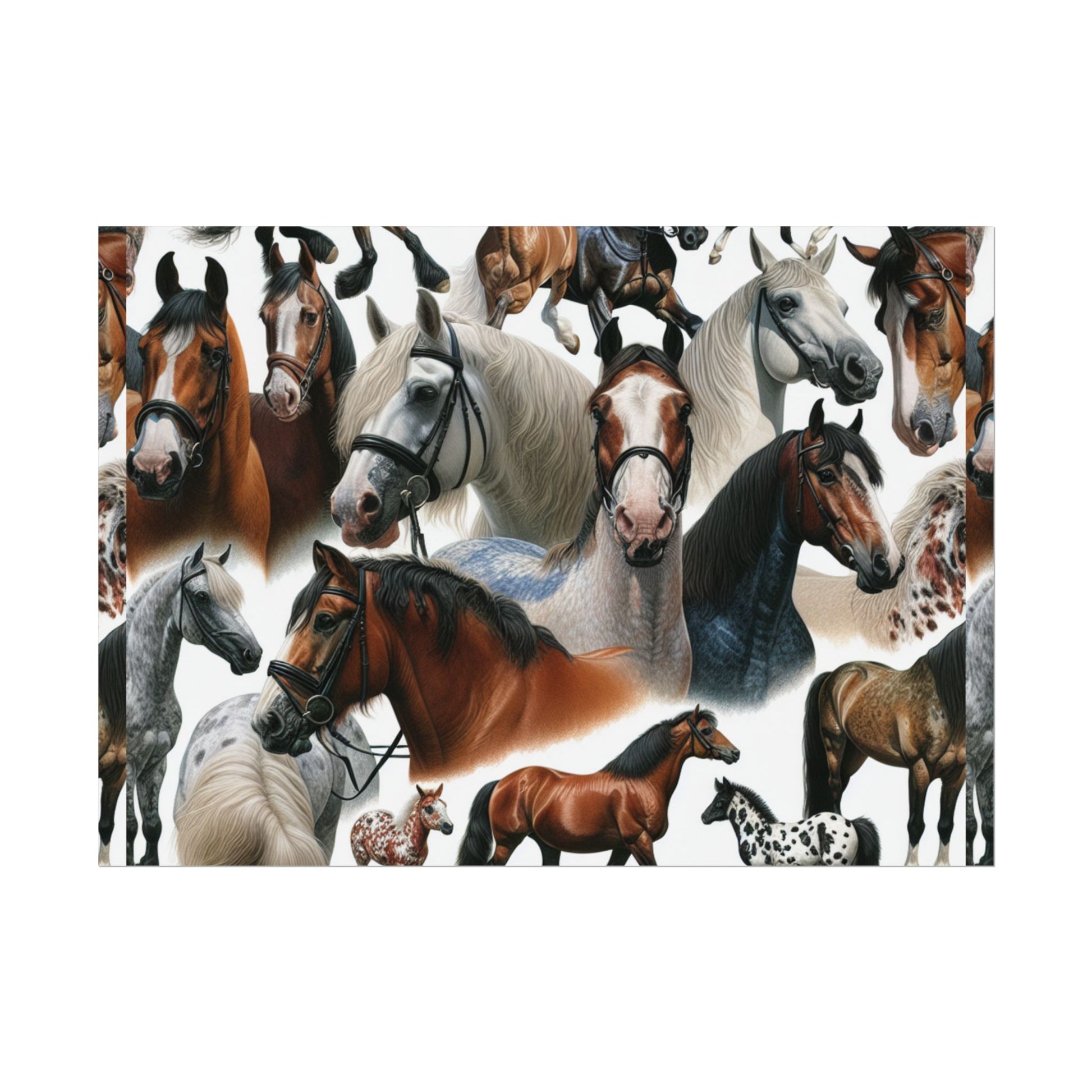 Equestrian Art Prints, Horse Lover Decor, Animal Poster, Equine Wall Art, Gifts for Equestrians