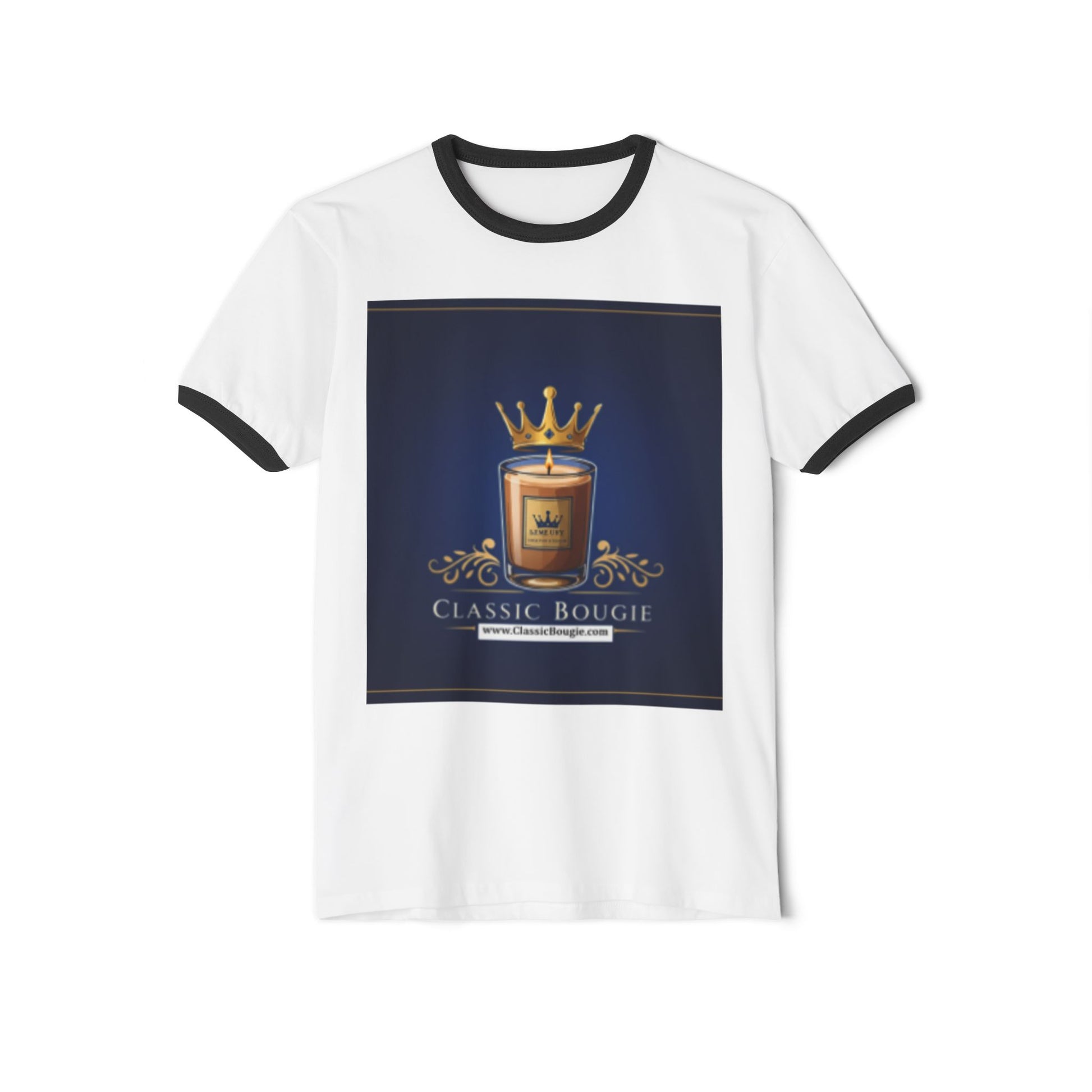 Elegant Classic Bougie Ringer T-Shirt, Casual Wear, Birthday Gift, Fashion Statement, Unisex Apparel, Trendy Top